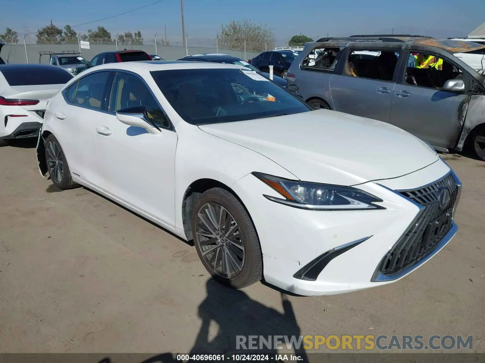 1 fotografías del automóvil dañado 58ADA1C19NU015321 LEXUS ES 300H 2022