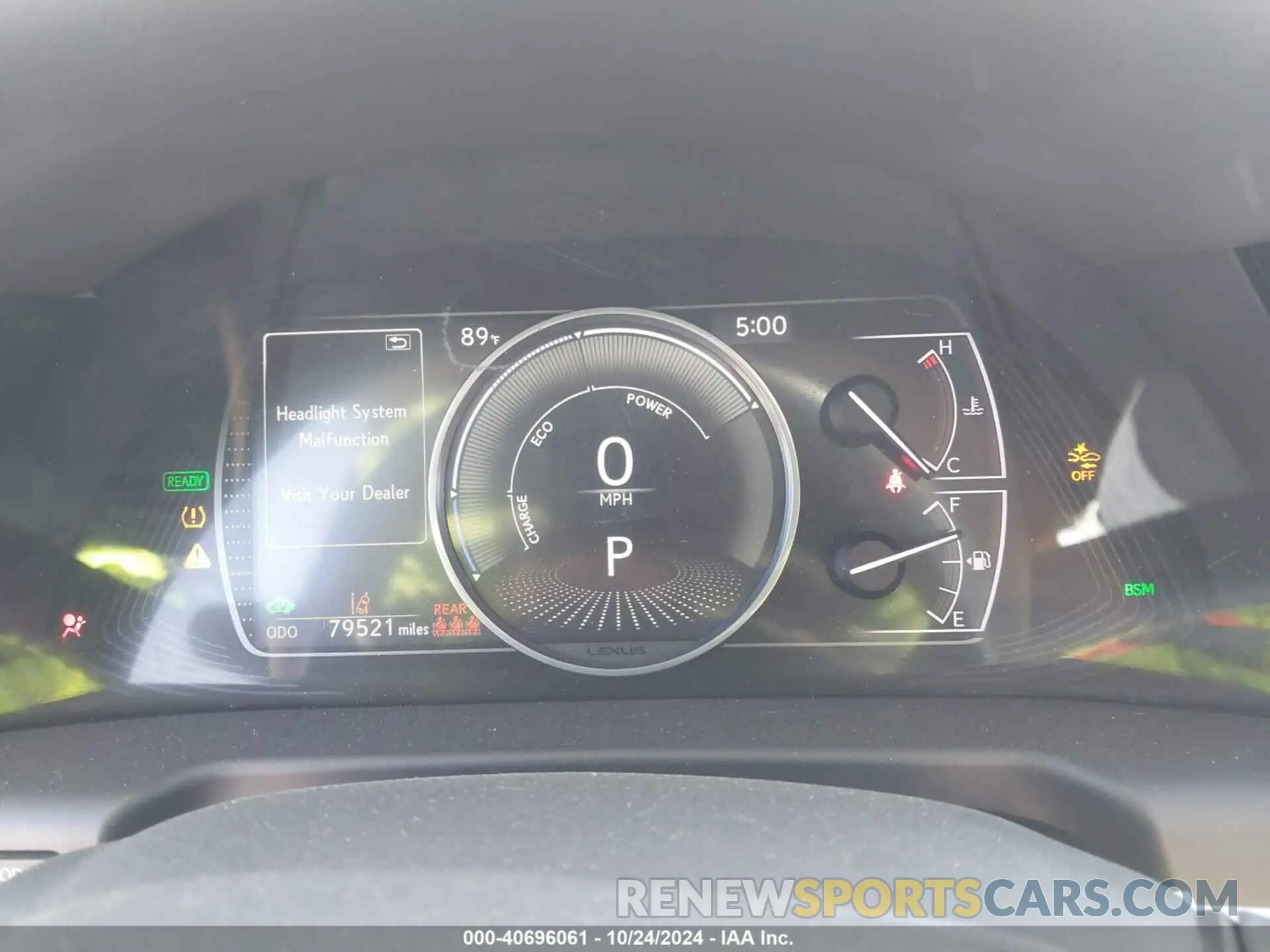 7 fotografías del automóvil dañado 58ADA1C19NU015321 LEXUS ES 300H 2022