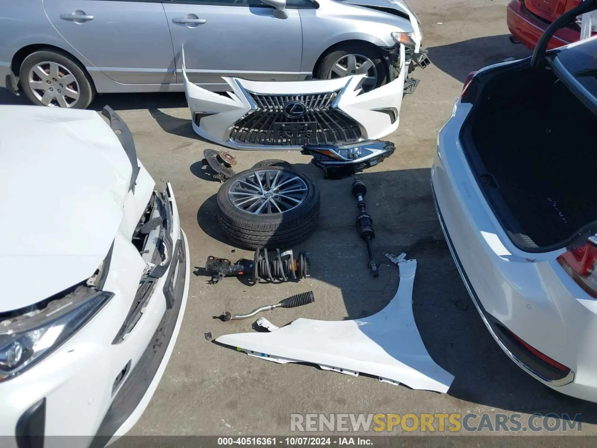 12 fotografías del automóvil dañado 58ADA1C14PU034863 LEXUS ES 300H 2023