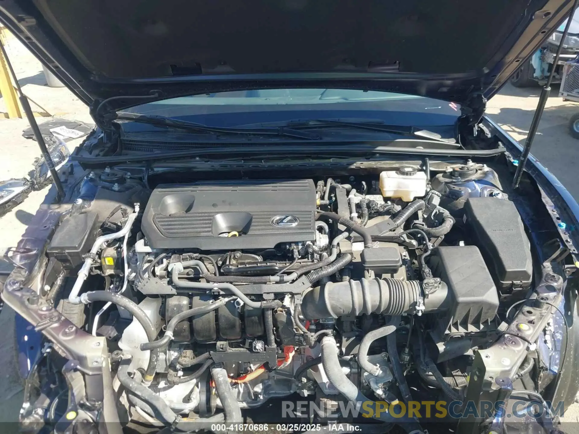 10 fotografías del automóvil dañado 58ADA1C1XPU036018 LEXUS ES 300H 2023
