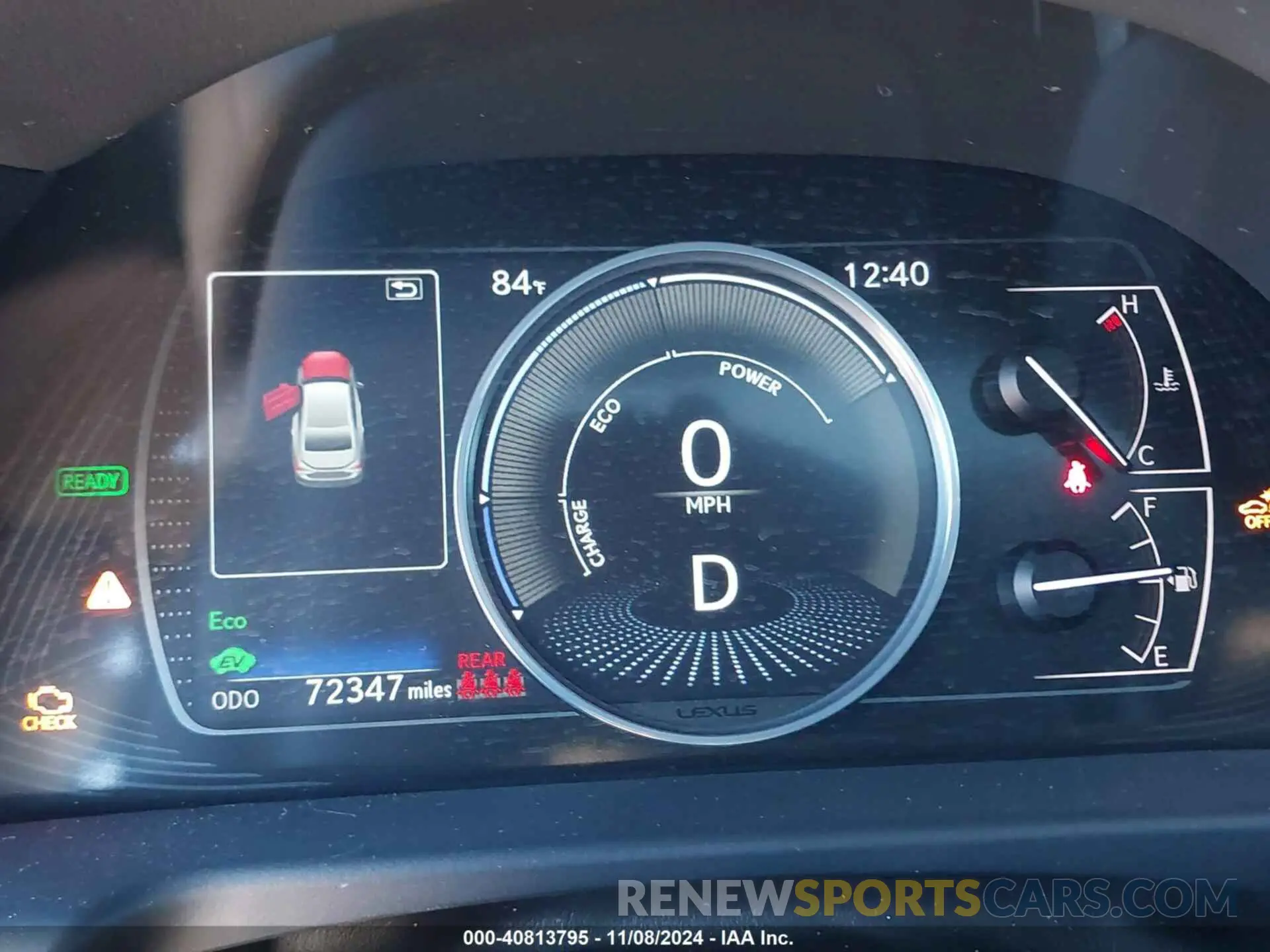 7 fotografías del automóvil dañado 58AEA1C11PU028278 LEXUS ES 300H 2023