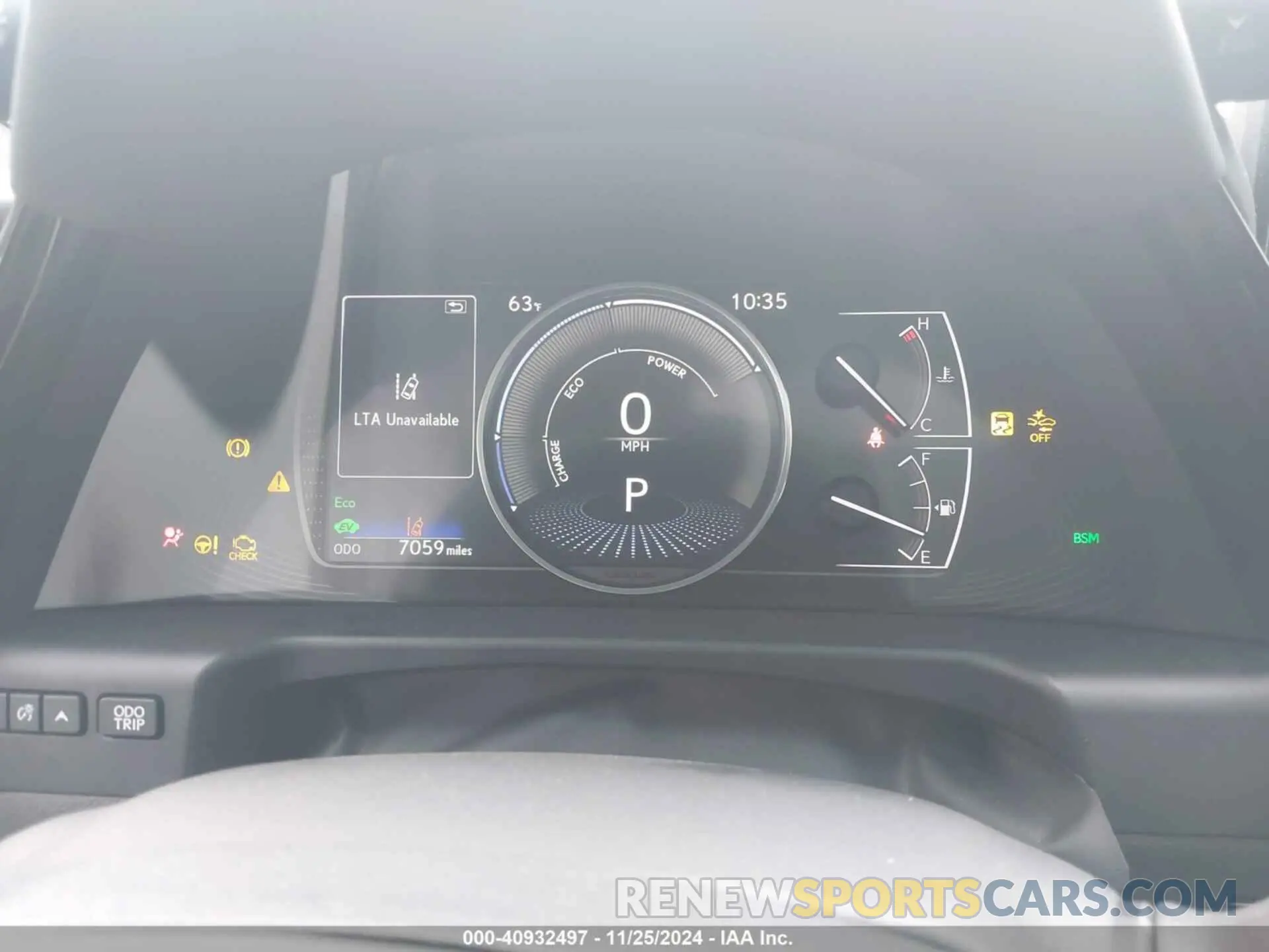 7 fotografías del automóvil dañado 58AEA1C16RU047251 LEXUS ES 300H 2024