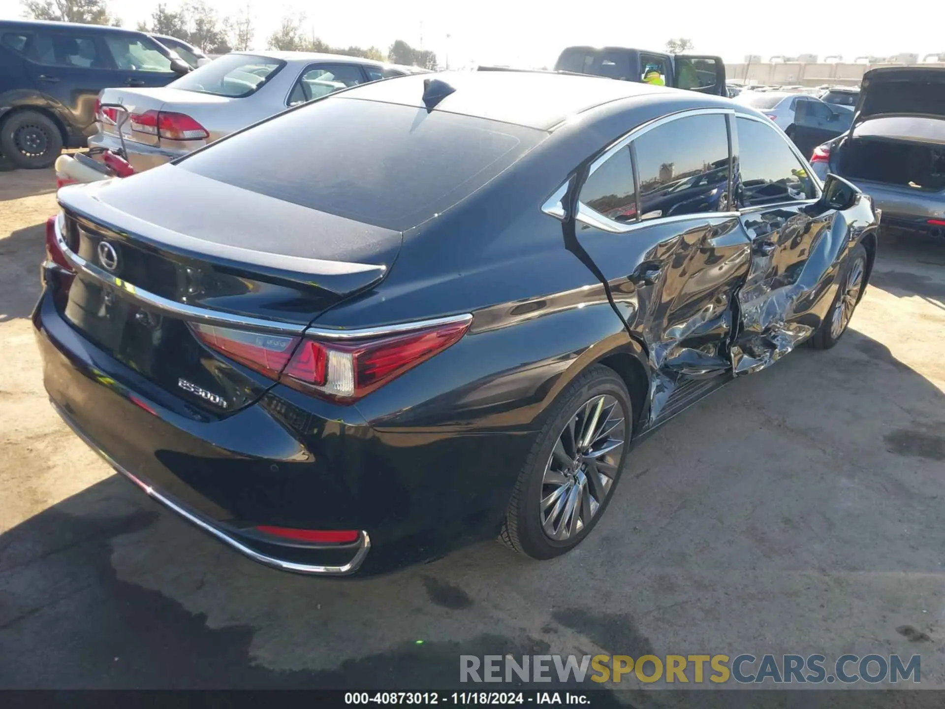 4 fotografías del automóvil dañado 58AEA1C1XRU045759 LEXUS ES 300H 2024