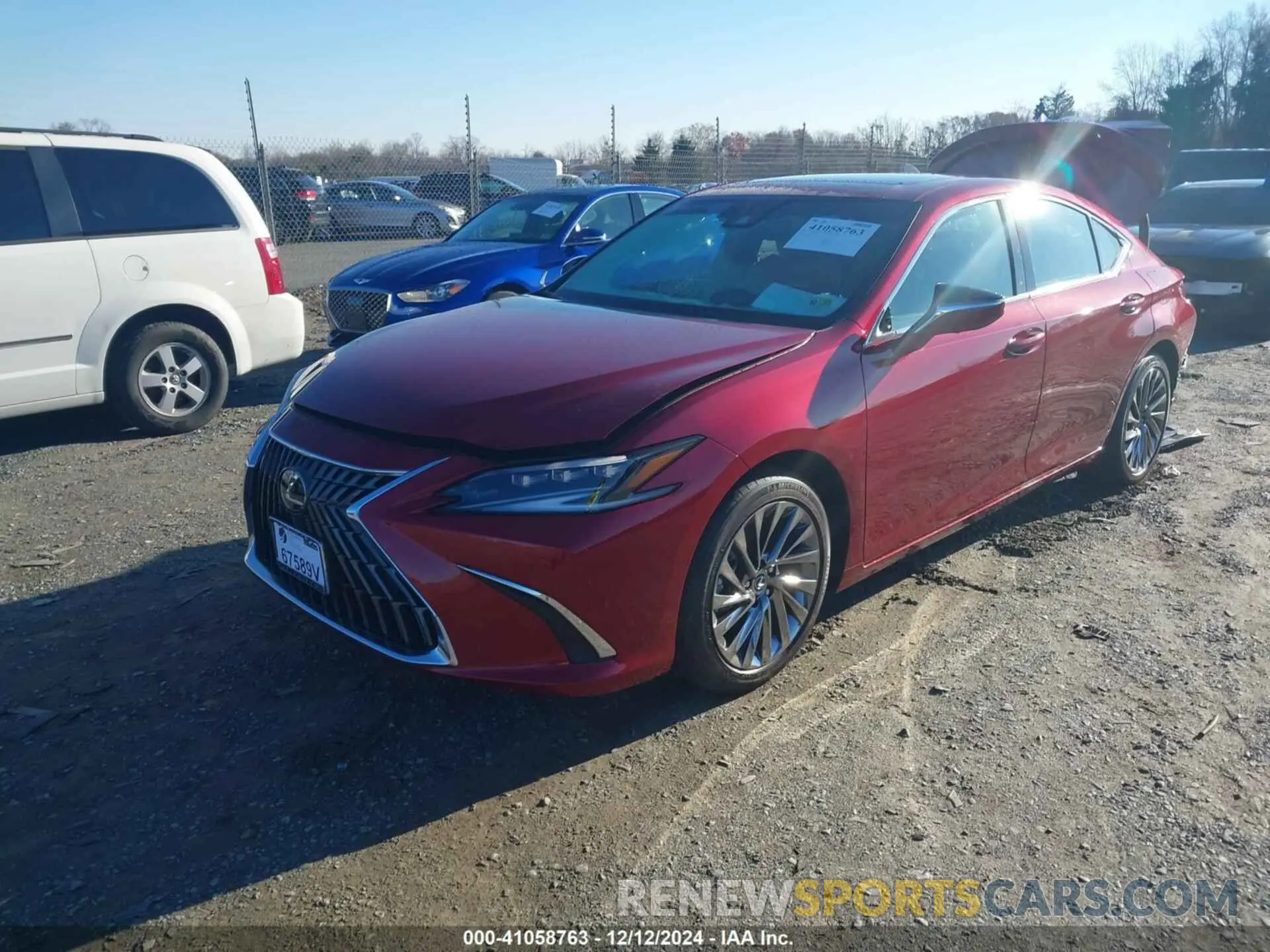 2 fotografías del automóvil dañado 58AFA1C11SU059334 LEXUS ES 300H 2025