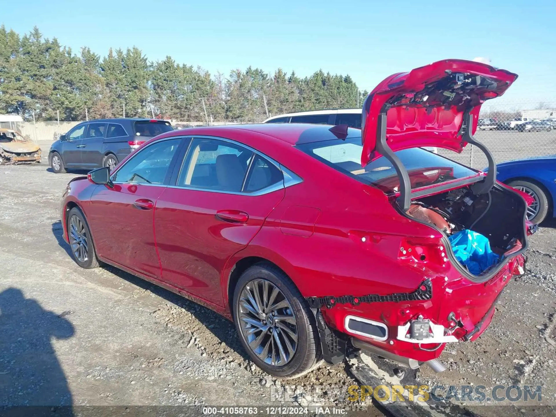 3 fotografías del automóvil dañado 58AFA1C11SU059334 LEXUS ES 300H 2025