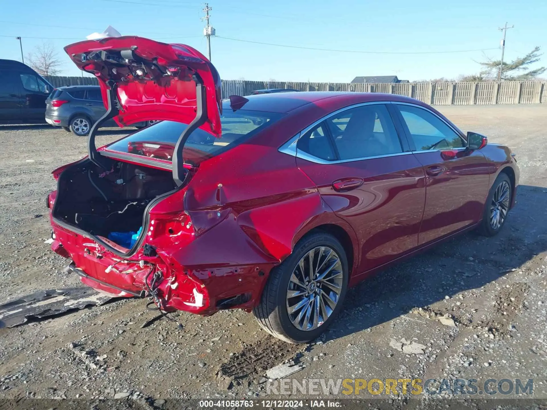 4 fotografías del automóvil dañado 58AFA1C11SU059334 LEXUS ES 300H 2025