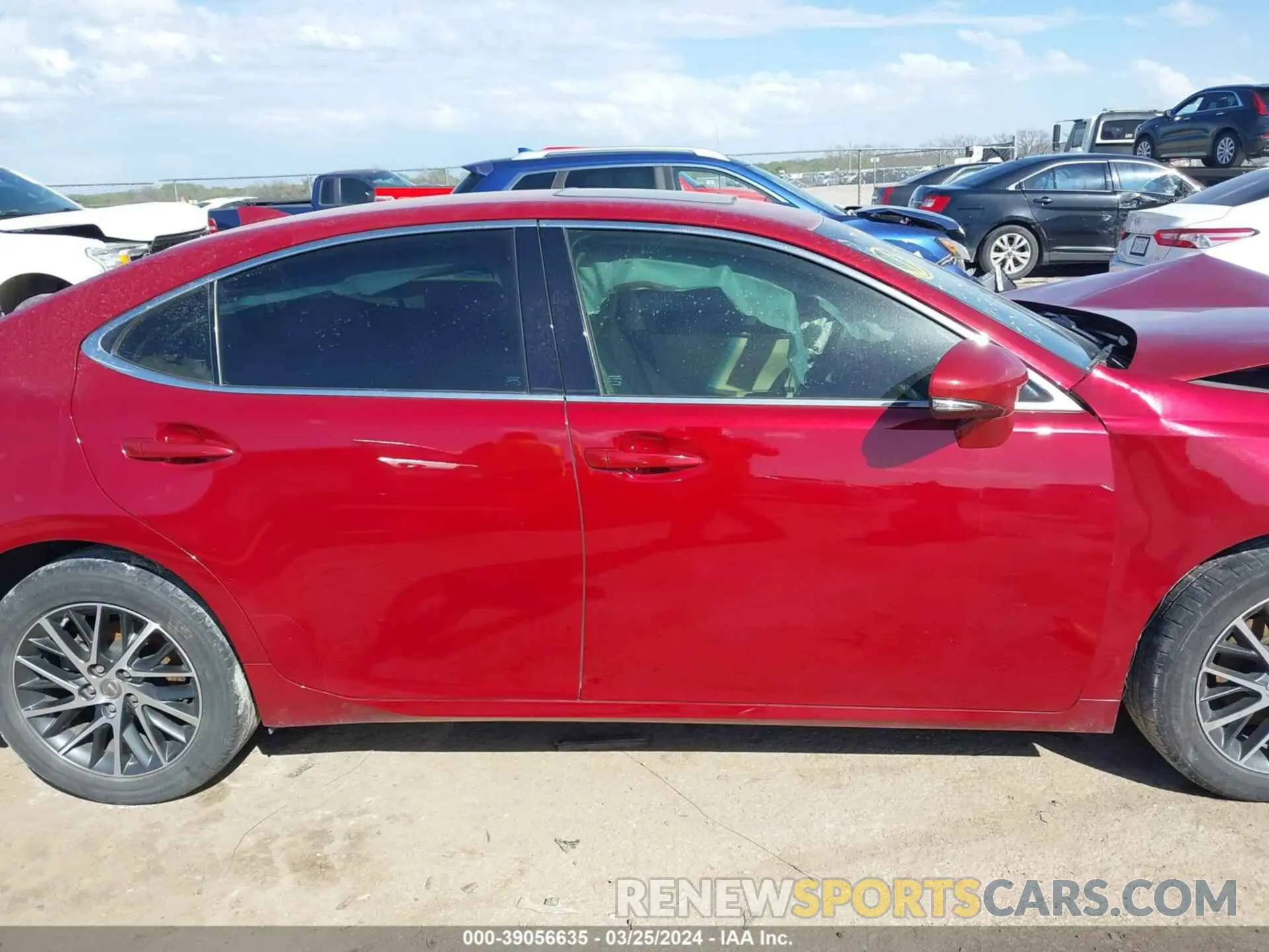 13 fotografías del automóvil dañado 58ABK1GG7HU047160 LEXUS ES 350 2017