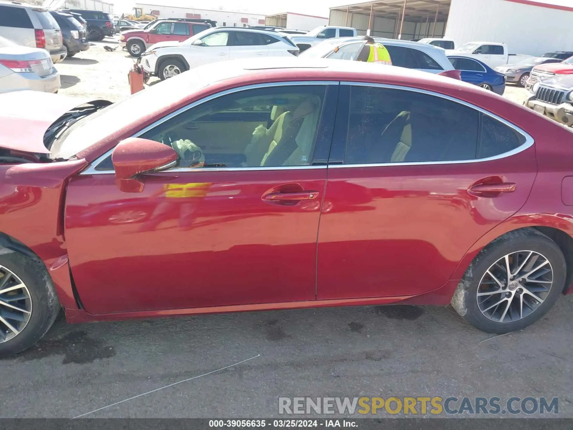 14 fotografías del automóvil dañado 58ABK1GG7HU047160 LEXUS ES 350 2017