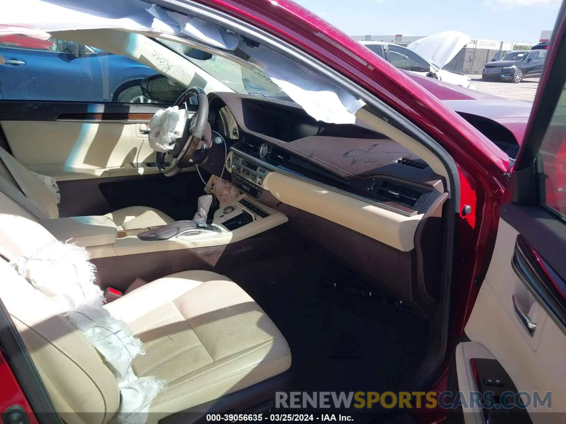 5 fotografías del automóvil dañado 58ABK1GG7HU047160 LEXUS ES 350 2017