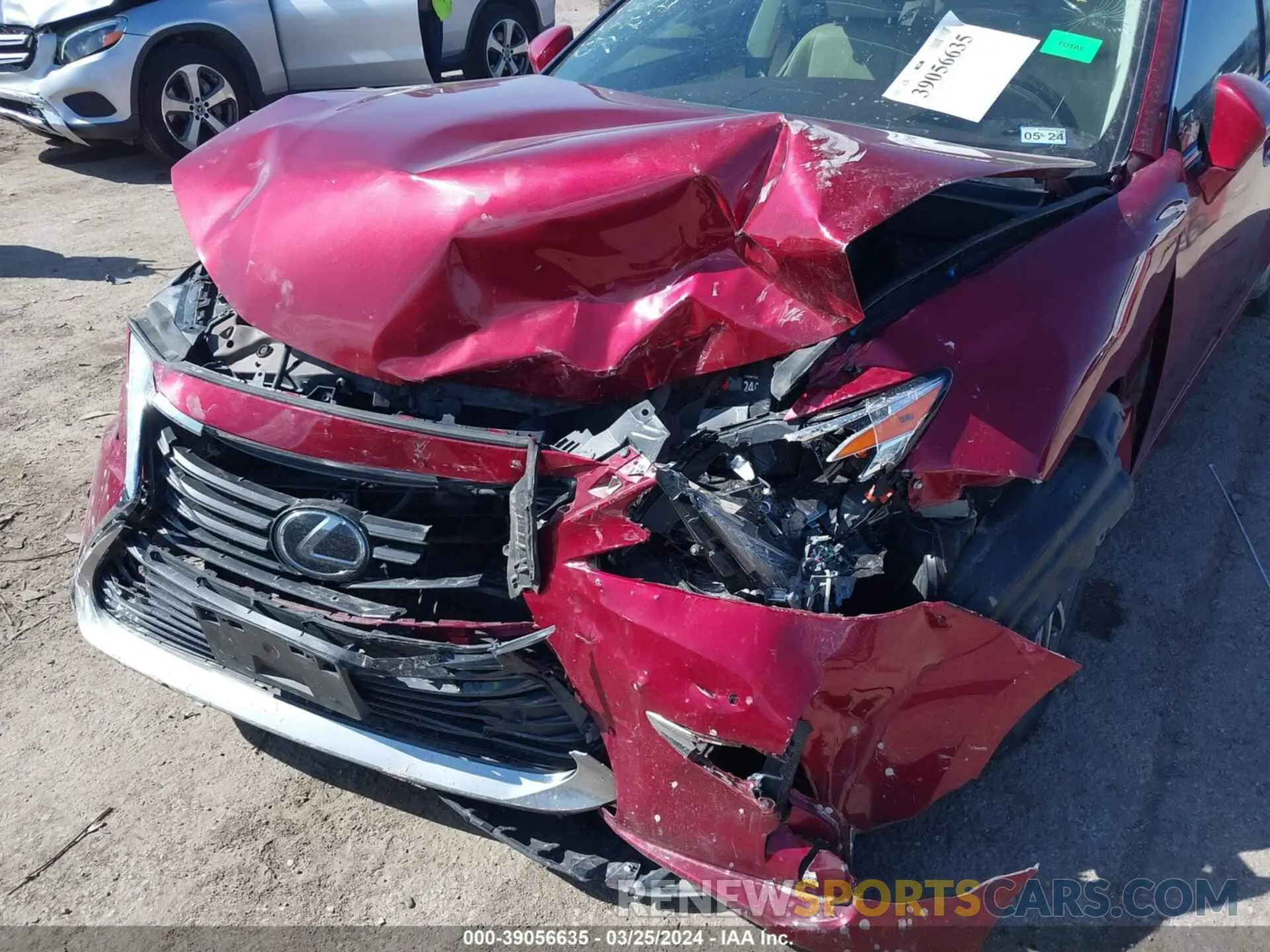 6 fotografías del automóvil dañado 58ABK1GG7HU047160 LEXUS ES 350 2017