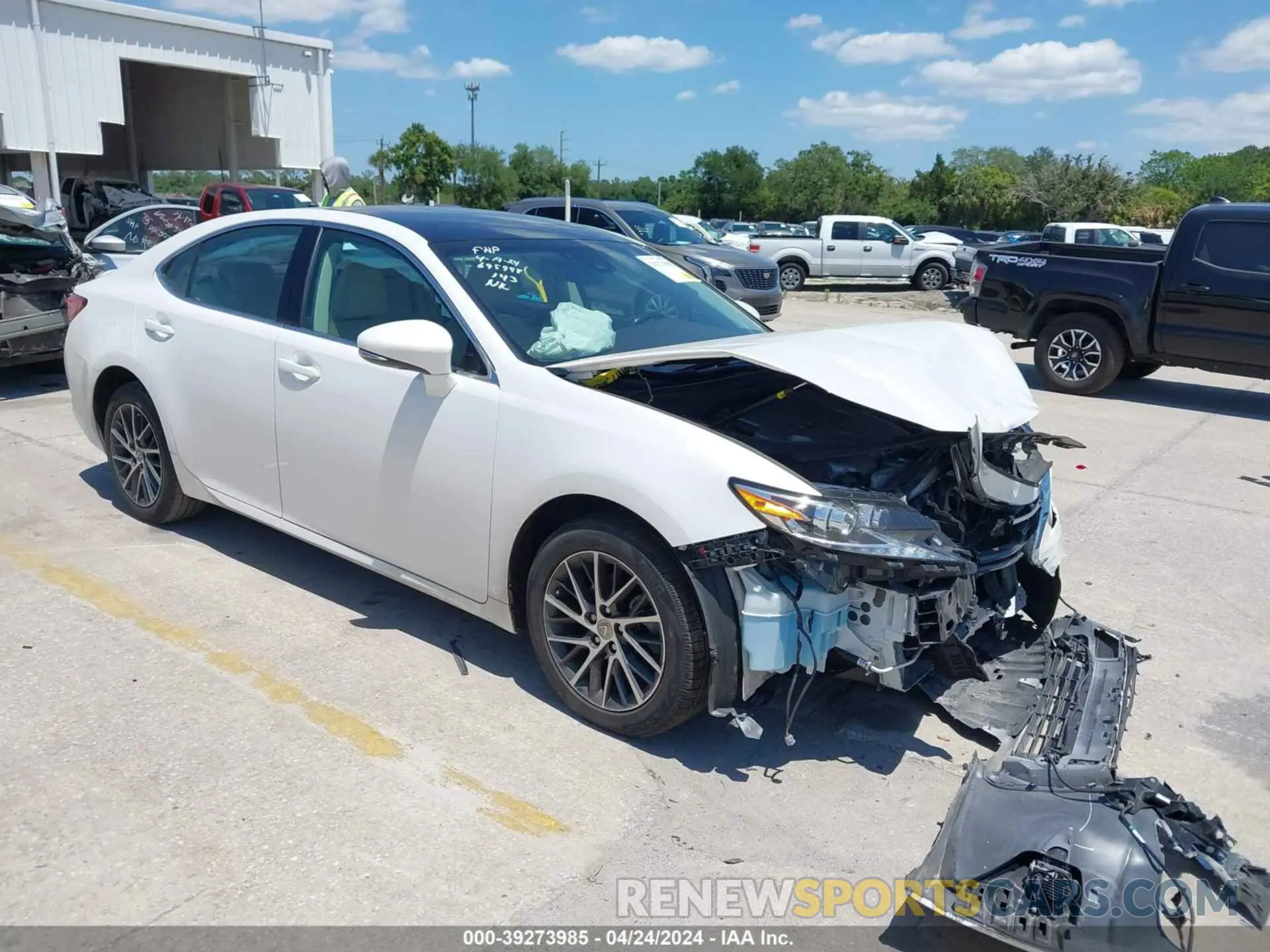 1 fotografías del automóvil dañado 58ABK1GG6JU081273 LEXUS ES 350 2018