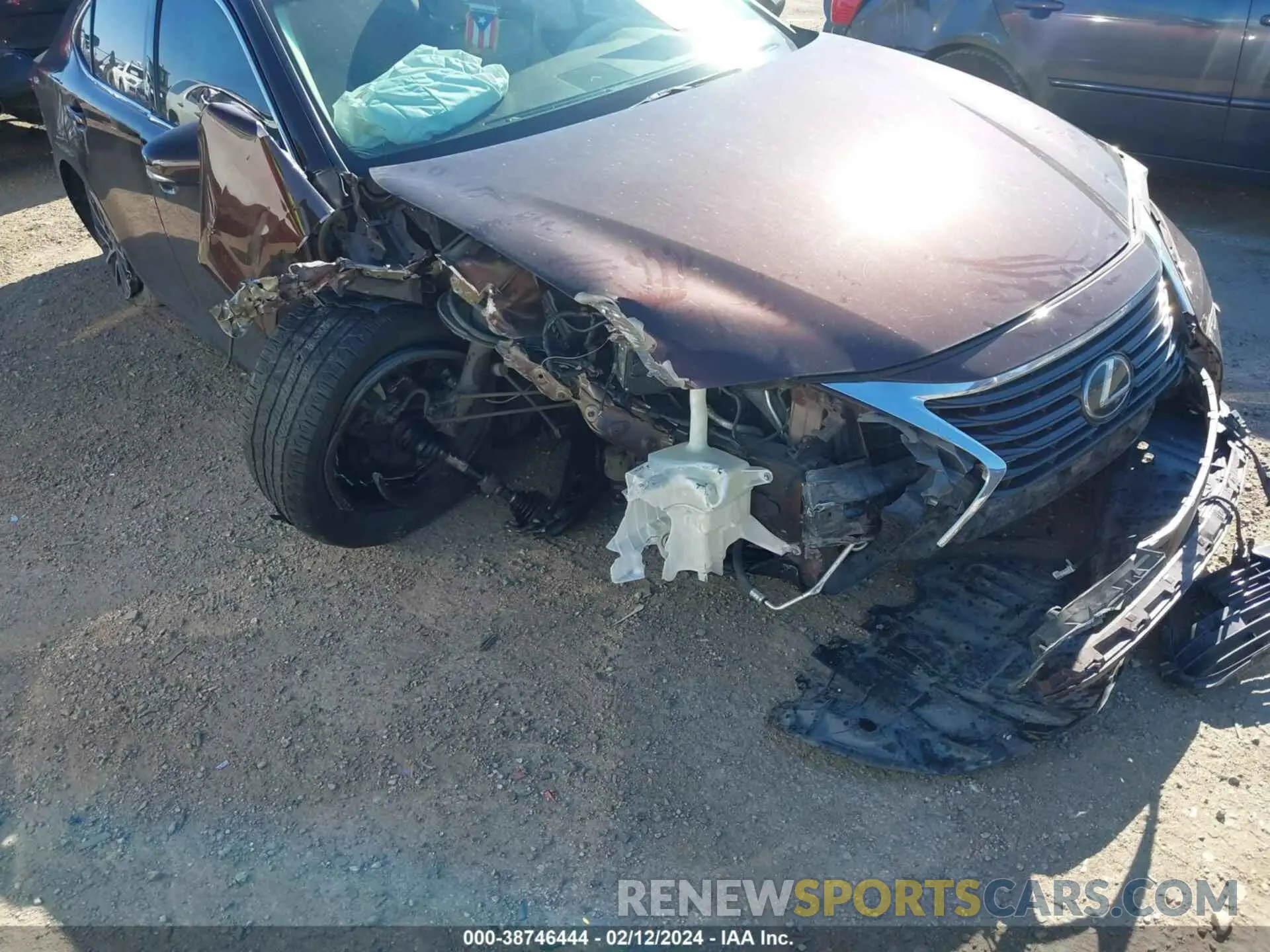 6 fotografías del automóvil dañado 58ABK1GG6JU086991 LEXUS ES 350 2018