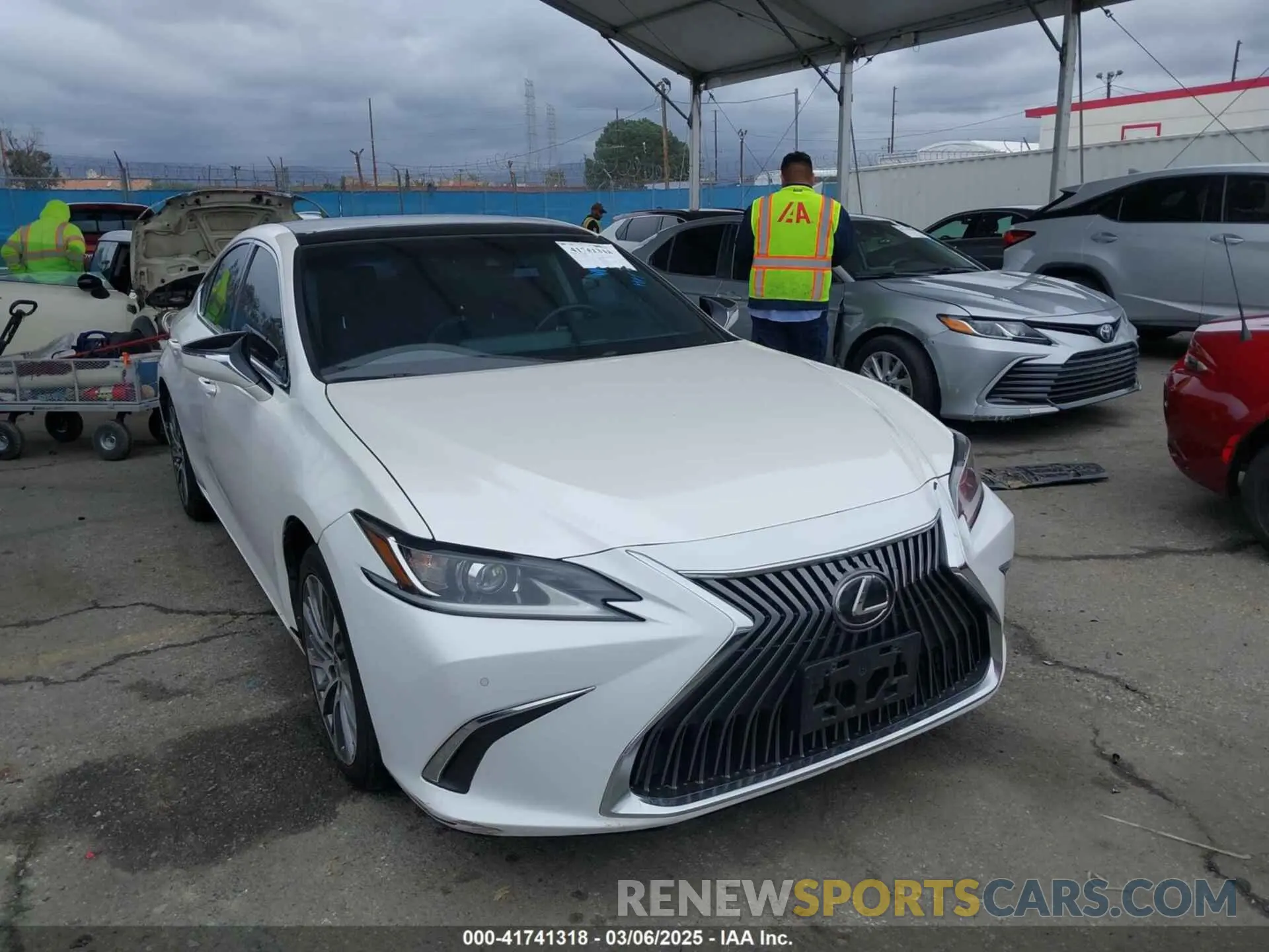 1 fotografías del automóvil dañado 58ABZ1B10KU031873 LEXUS ES 350 2019