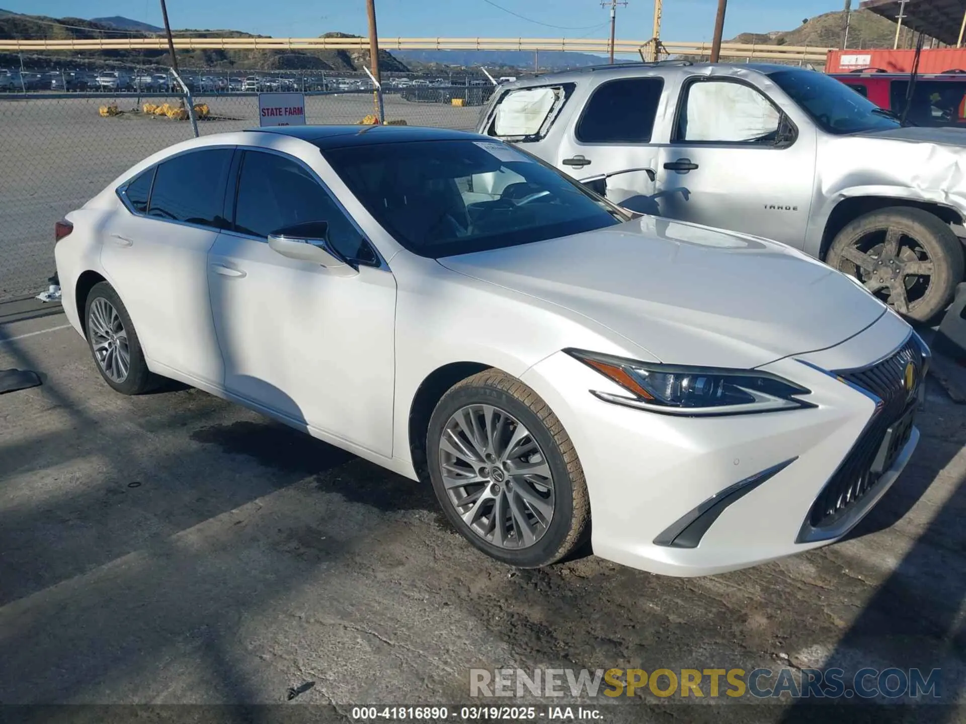 1 fotografías del automóvil dañado 58ABZ1B11KU019473 LEXUS ES 350 2019