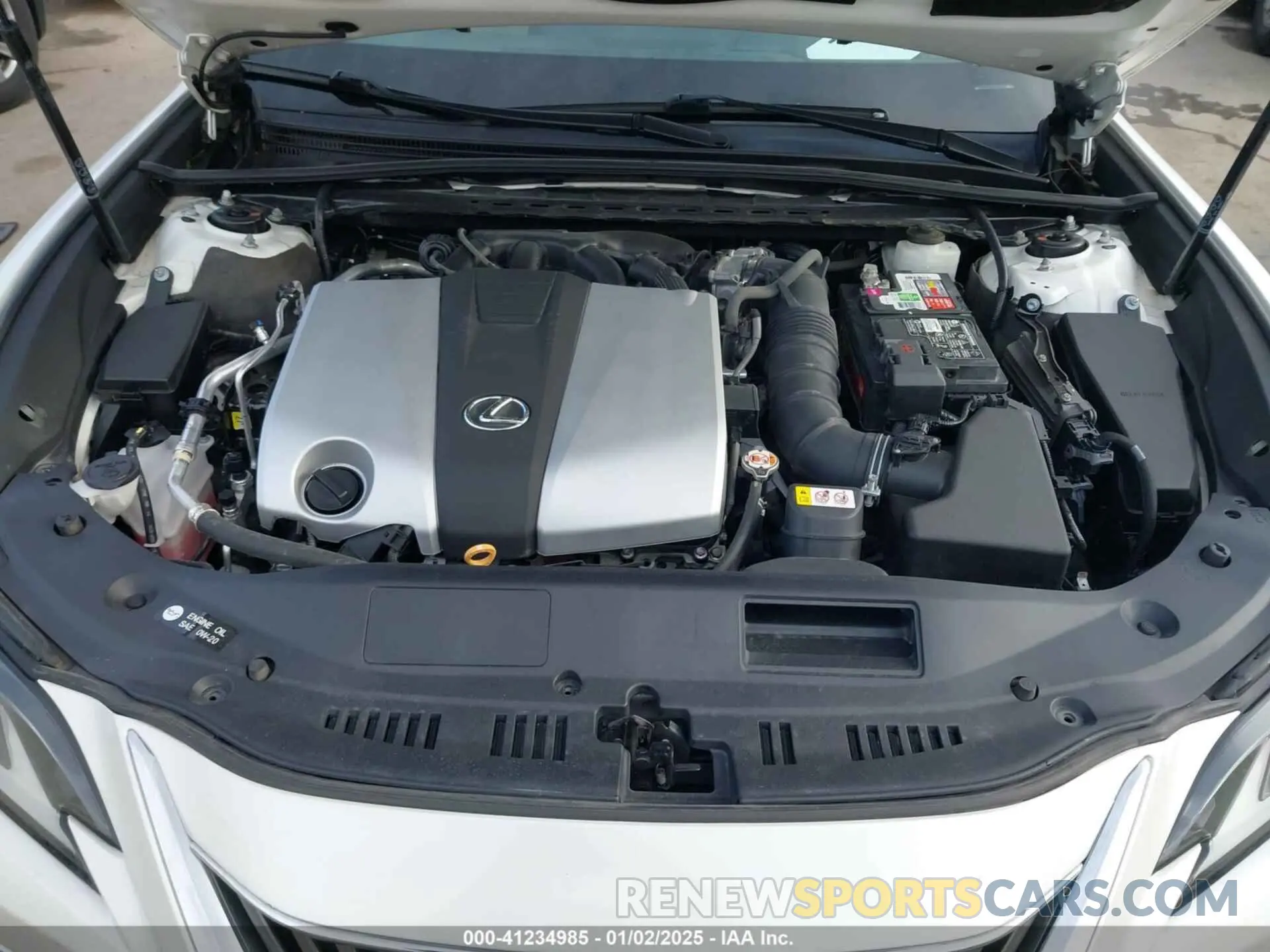 10 fotografías del automóvil dañado 58ABZ1B11KU020297 LEXUS ES 350 2019