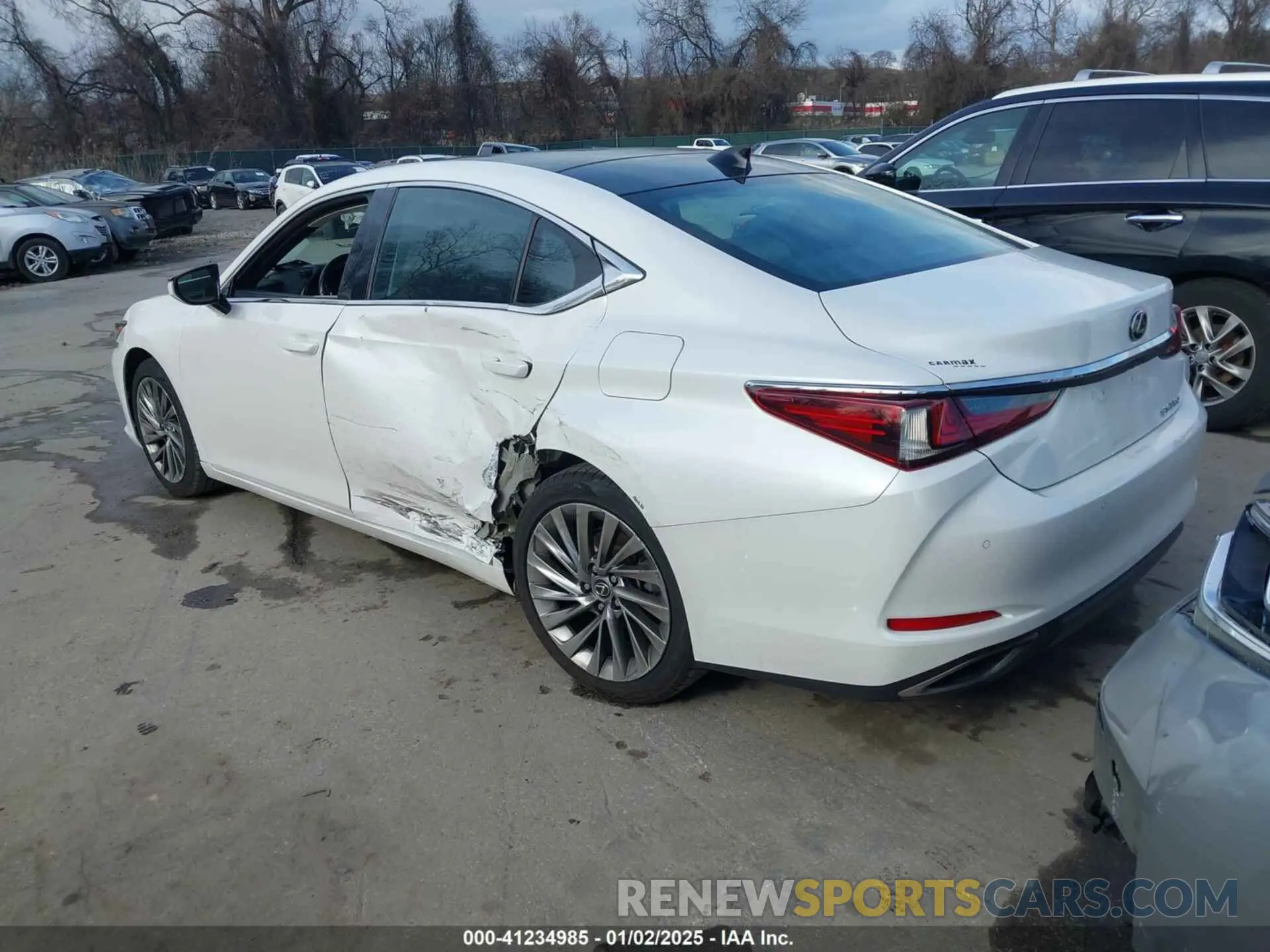3 fotografías del automóvil dañado 58ABZ1B11KU020297 LEXUS ES 350 2019