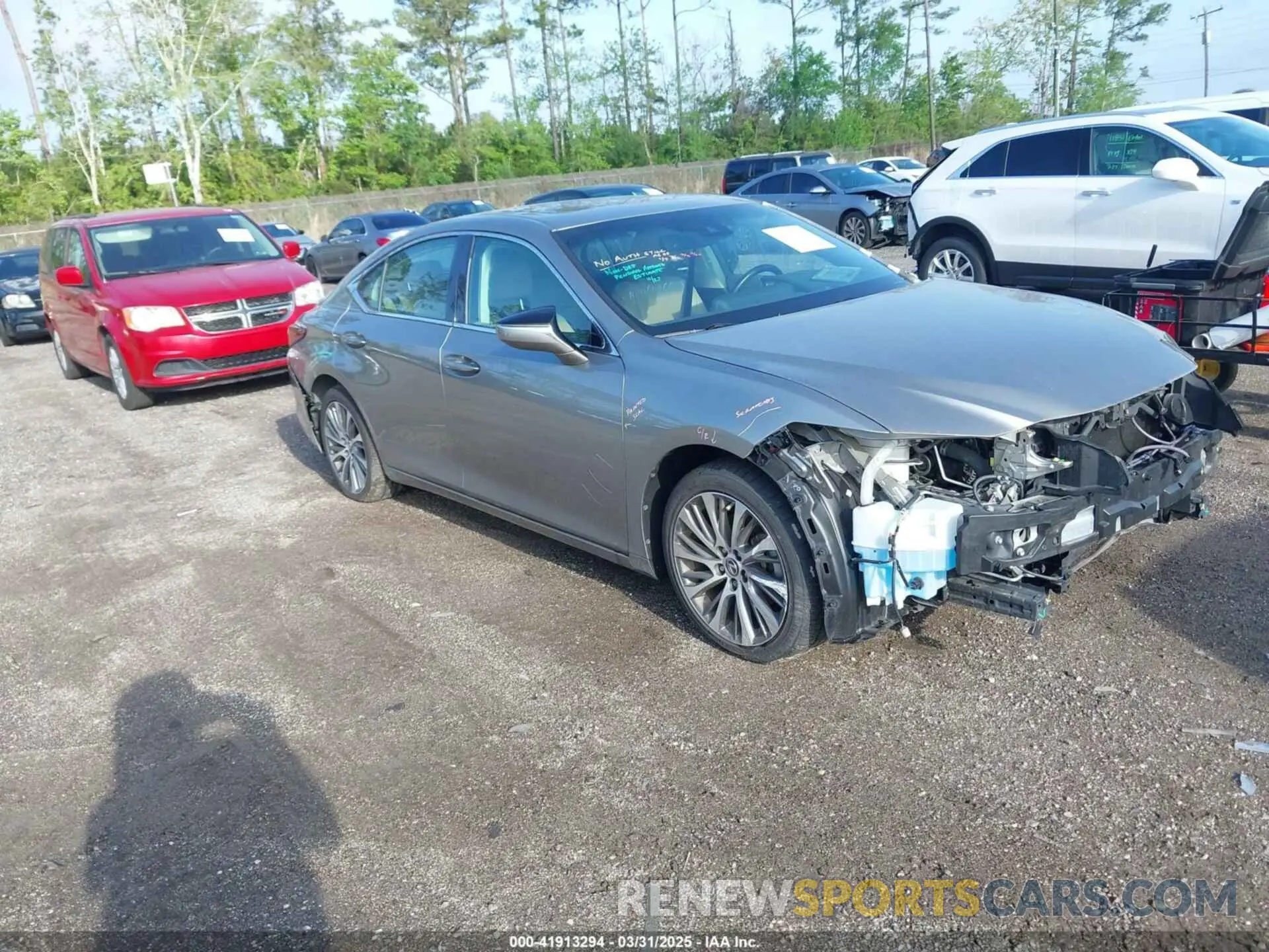 1 fotografías del automóvil dañado 58ABZ1B11KU023037 LEXUS ES 350 2019