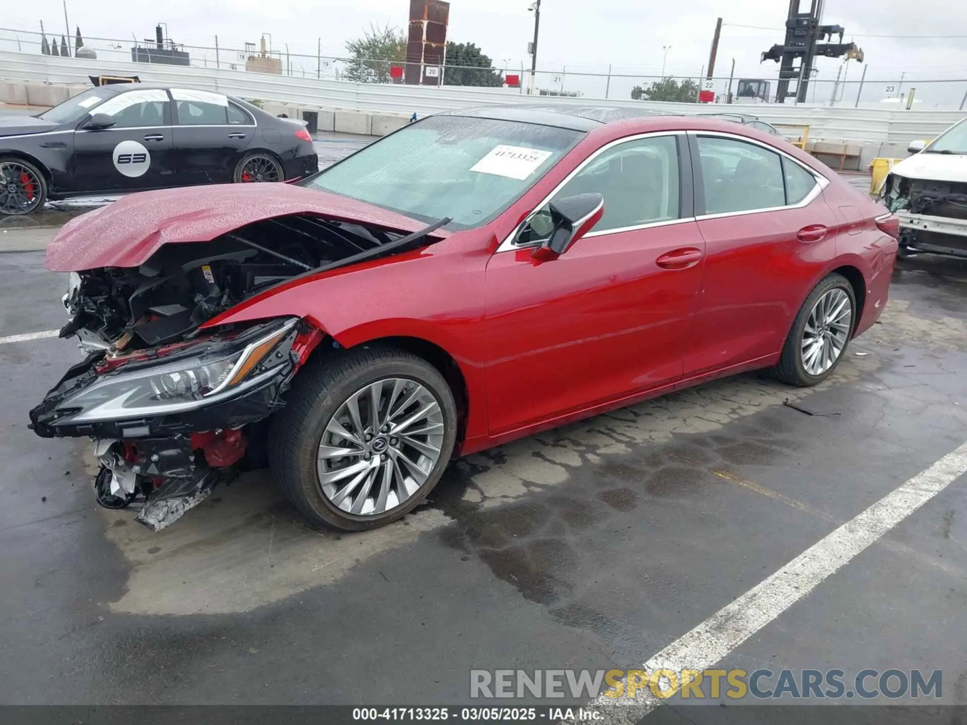 2 fotografías del automóvil dañado 58ABZ1B11KU023524 LEXUS ES 350 2019