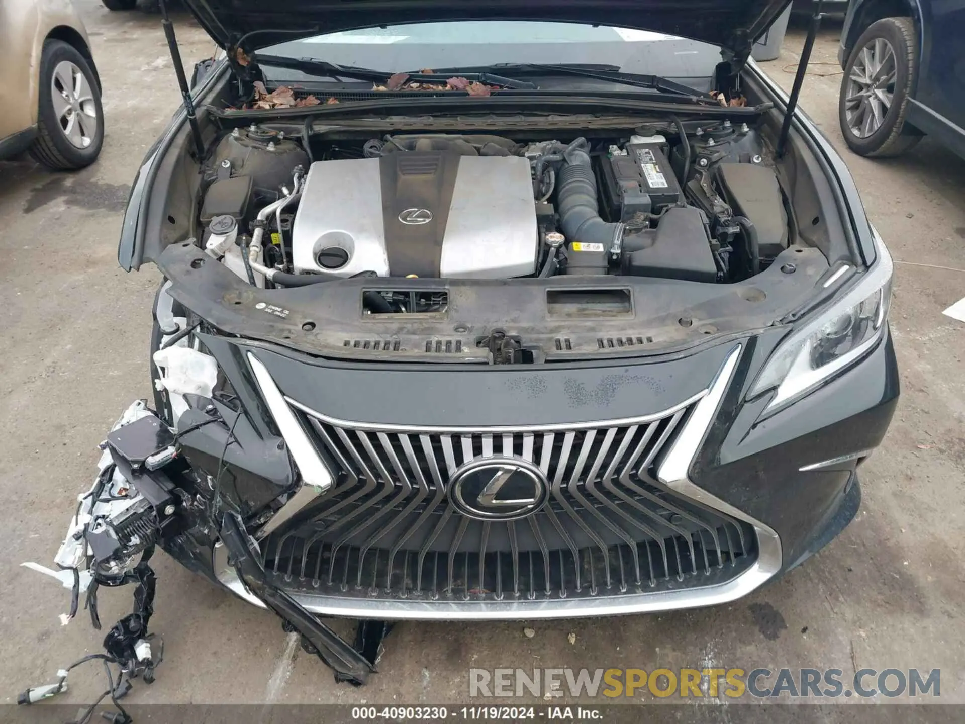 10 fotografías del automóvil dañado 58ABZ1B11KU024849 LEXUS ES 350 2019