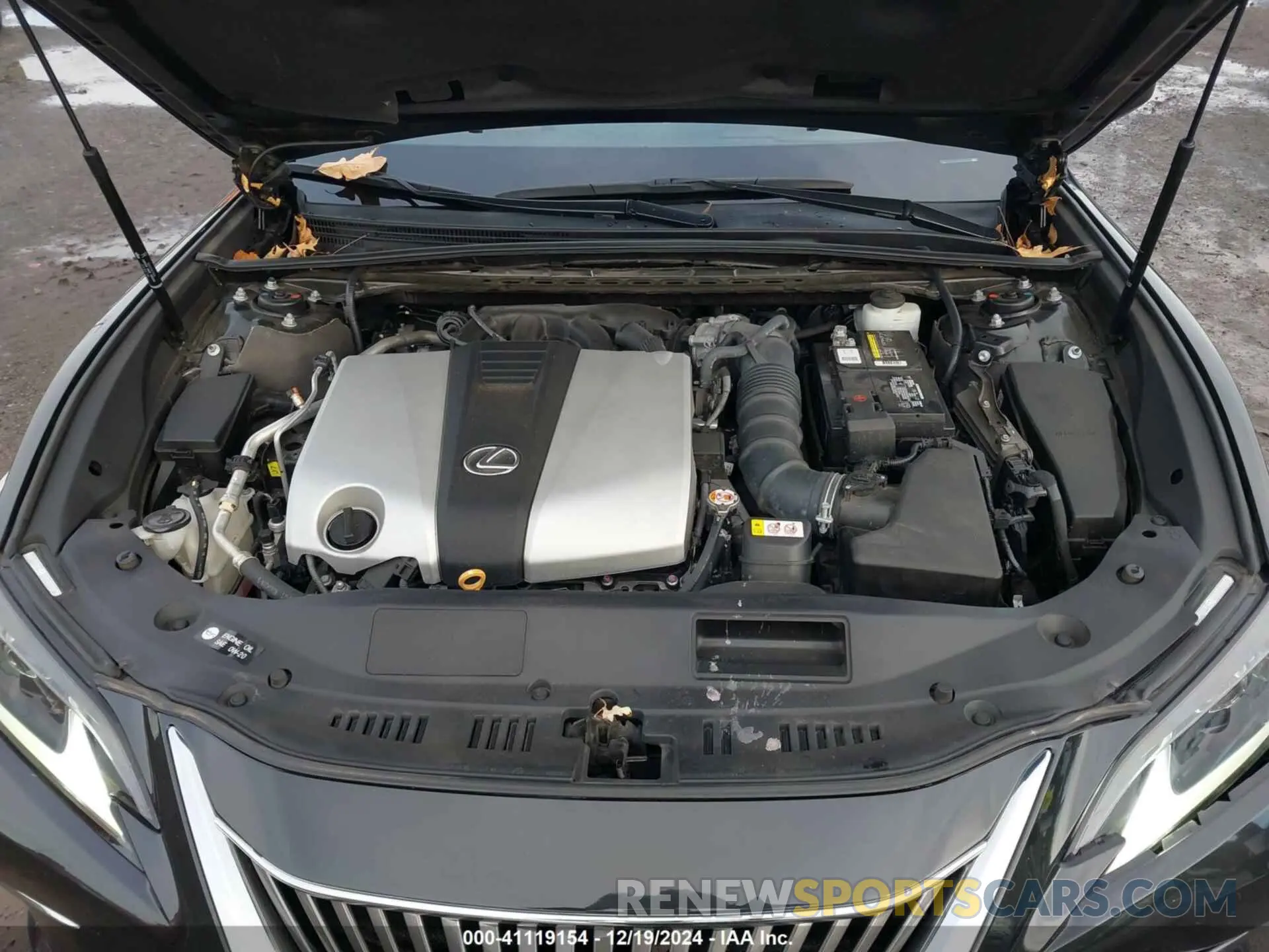 10 fotografías del automóvil dañado 58ABZ1B11KU036550 LEXUS ES 350 2019