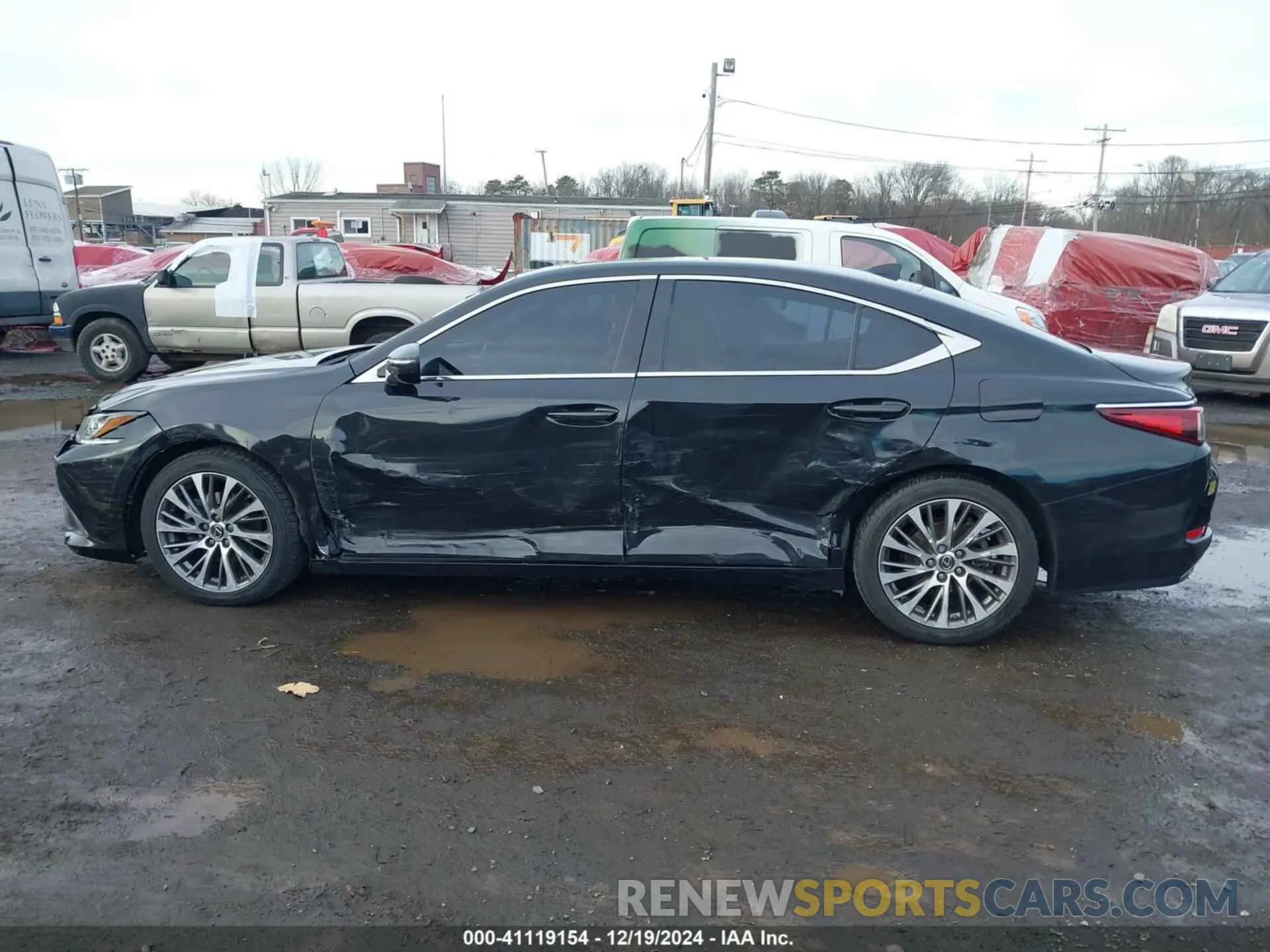 14 fotografías del automóvil dañado 58ABZ1B11KU036550 LEXUS ES 350 2019