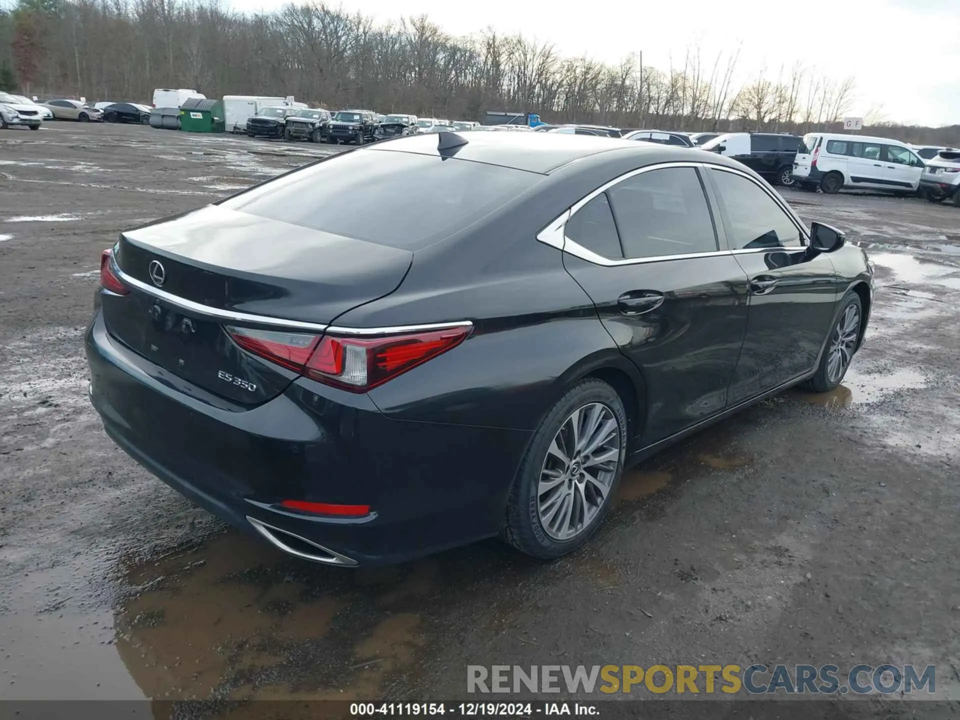 4 fotografías del automóvil dañado 58ABZ1B11KU036550 LEXUS ES 350 2019