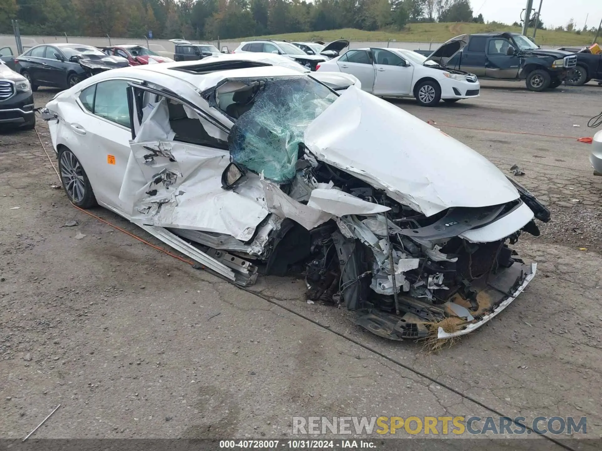 1 fotografías del automóvil dañado 58ABZ1B12KU008580 LEXUS ES 350 2019