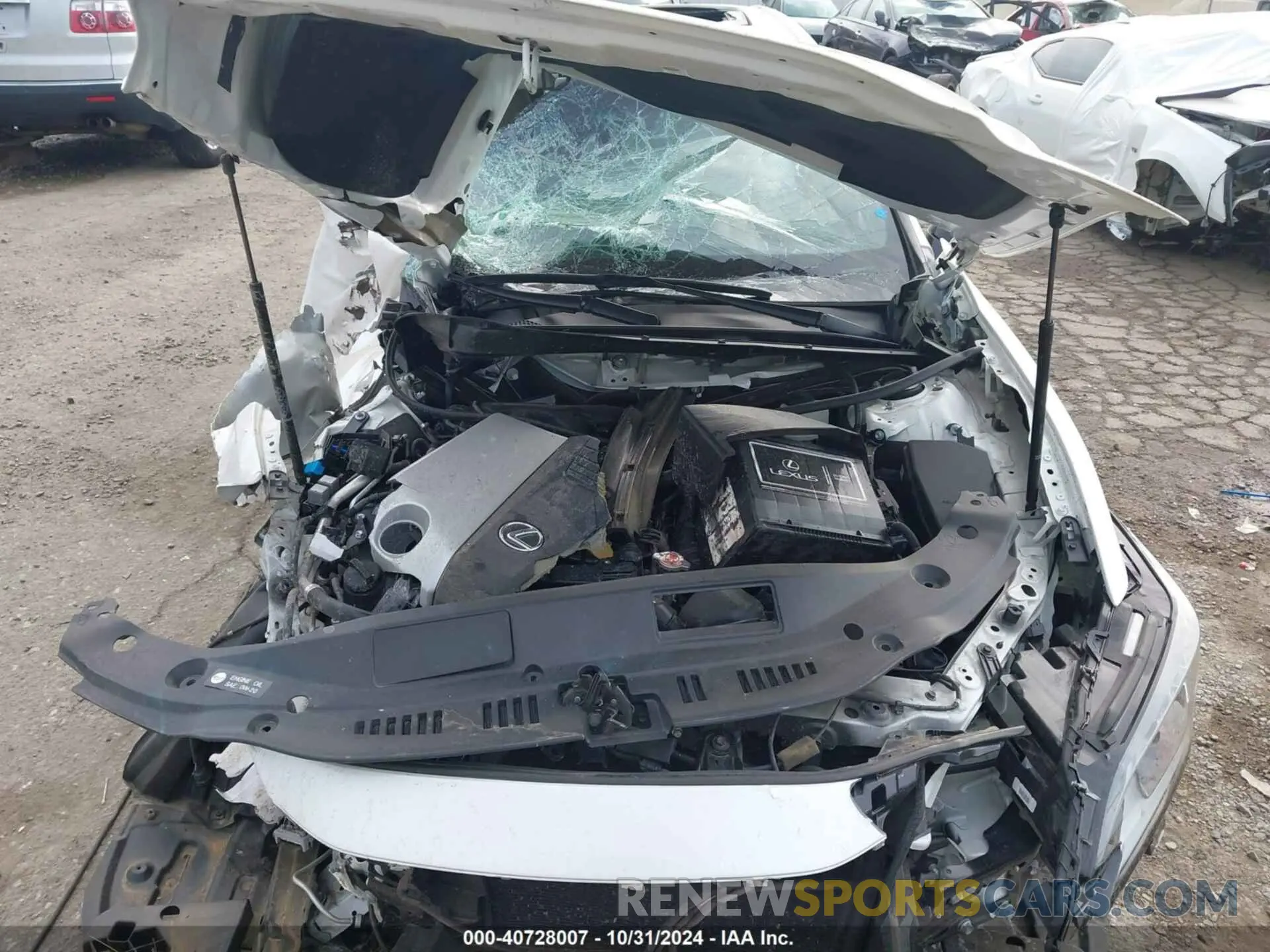 10 fotografías del automóvil dañado 58ABZ1B12KU008580 LEXUS ES 350 2019