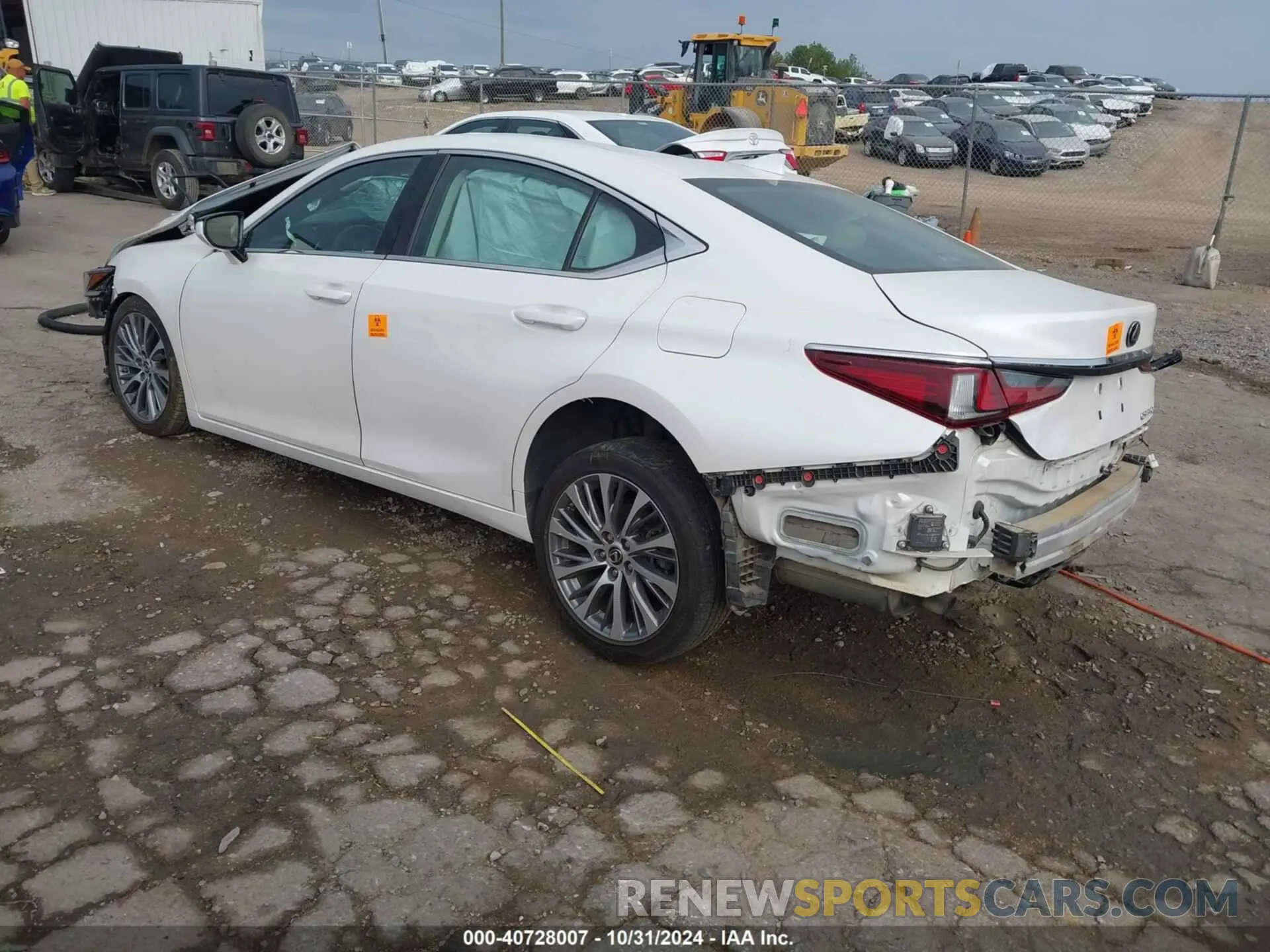 3 fotografías del automóvil dañado 58ABZ1B12KU008580 LEXUS ES 350 2019