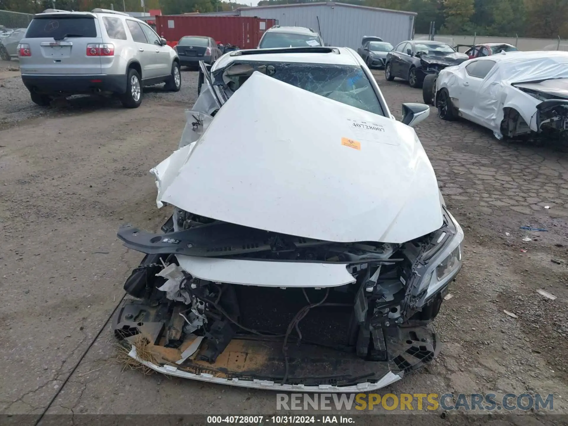6 fotografías del automóvil dañado 58ABZ1B12KU008580 LEXUS ES 350 2019