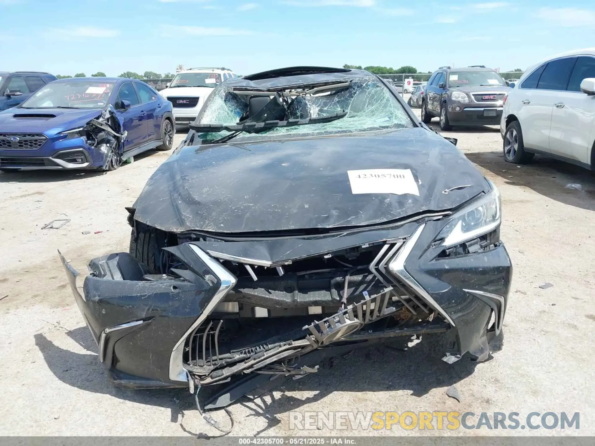 13 fotografías del automóvil dañado 58ABZ1B12KU012161 LEXUS ES 350 2019