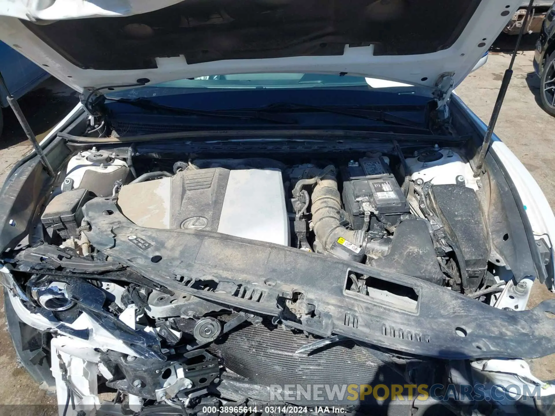 10 fotografías del automóvil dañado 58ABZ1B12KU021278 LEXUS ES 350 2019