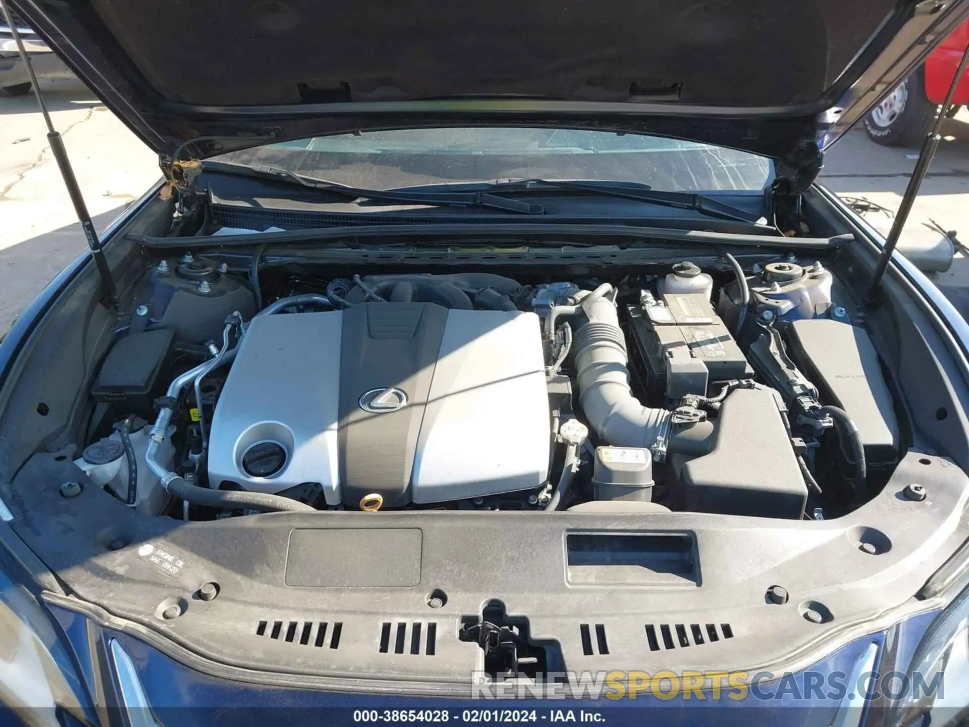 10 fotografías del automóvil dañado 58ABZ1B12KU023886 LEXUS ES 350 2019