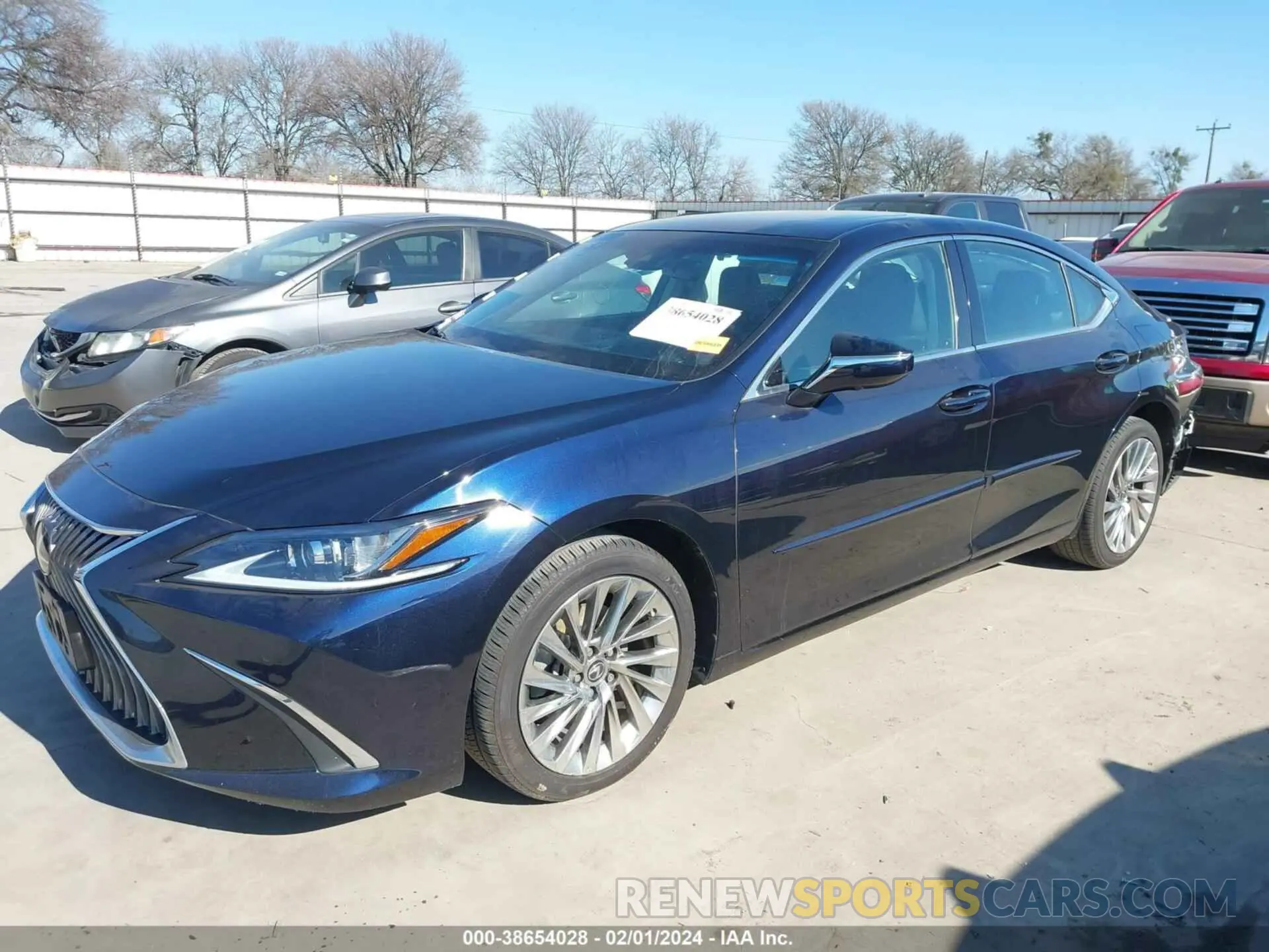 2 fotografías del automóvil dañado 58ABZ1B12KU023886 LEXUS ES 350 2019
