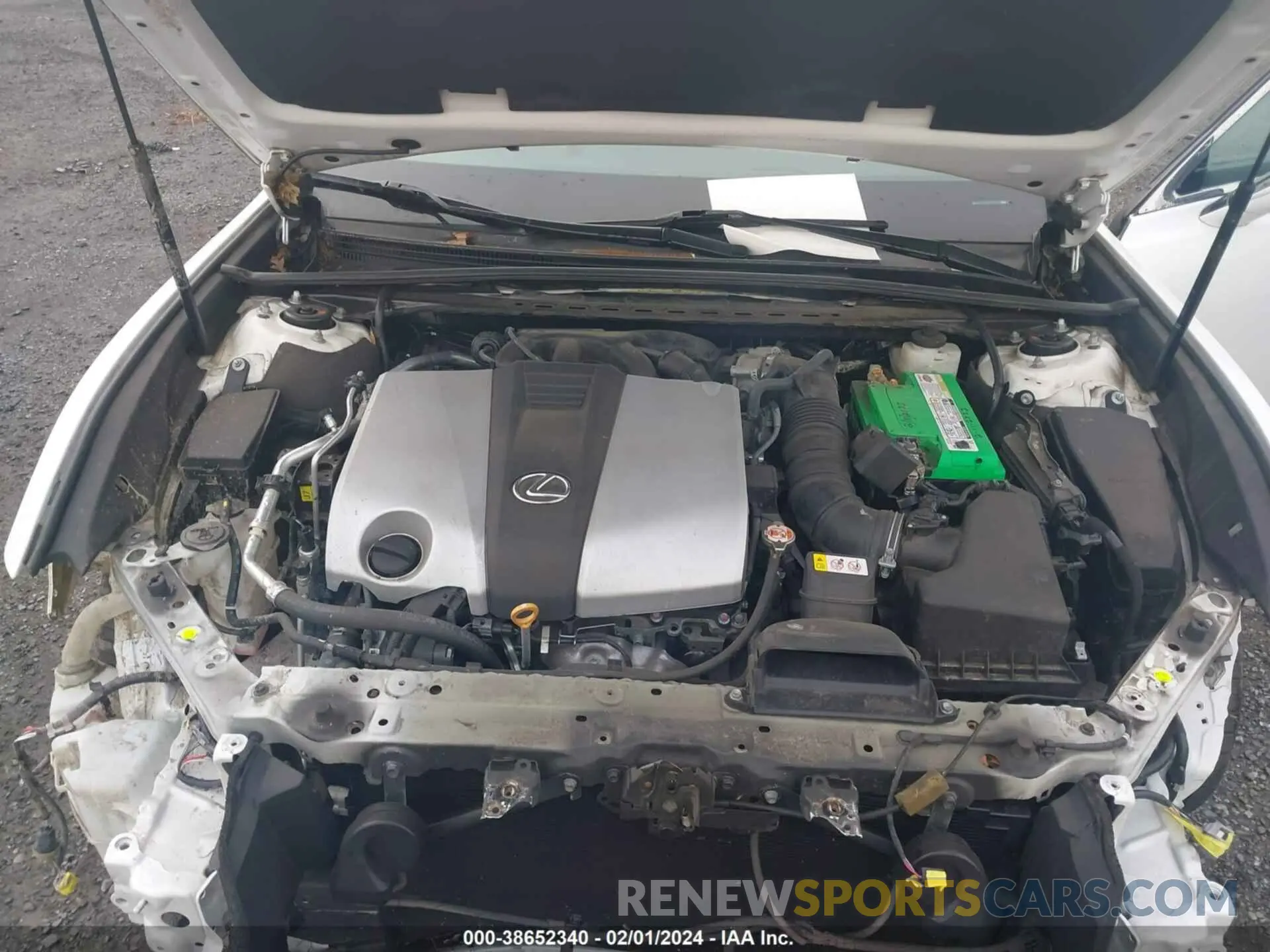 10 fotografías del automóvil dañado 58ABZ1B12KU034127 LEXUS ES 350 2019