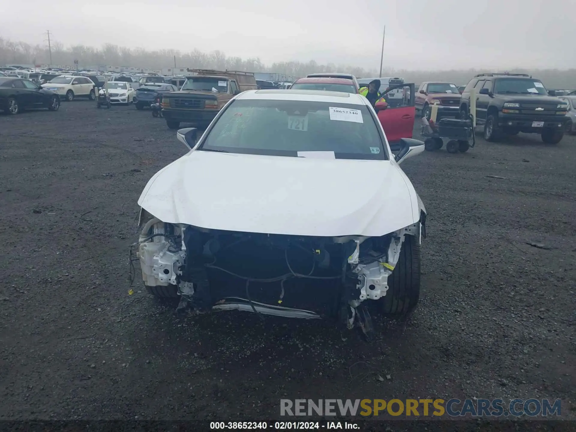 12 fotografías del automóvil dañado 58ABZ1B12KU034127 LEXUS ES 350 2019