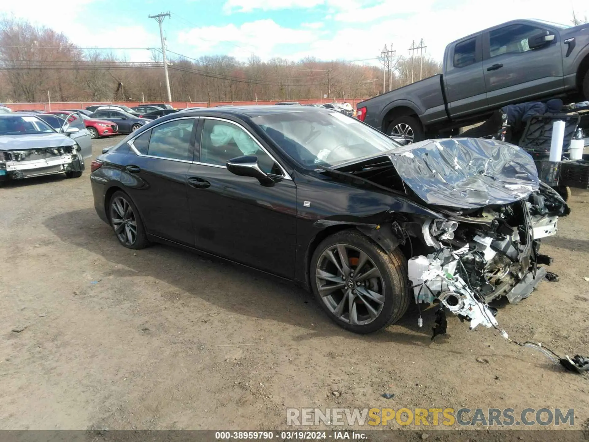 1 fotografías del automóvil dañado 58ABZ1B12KU043006 LEXUS ES 350 2019