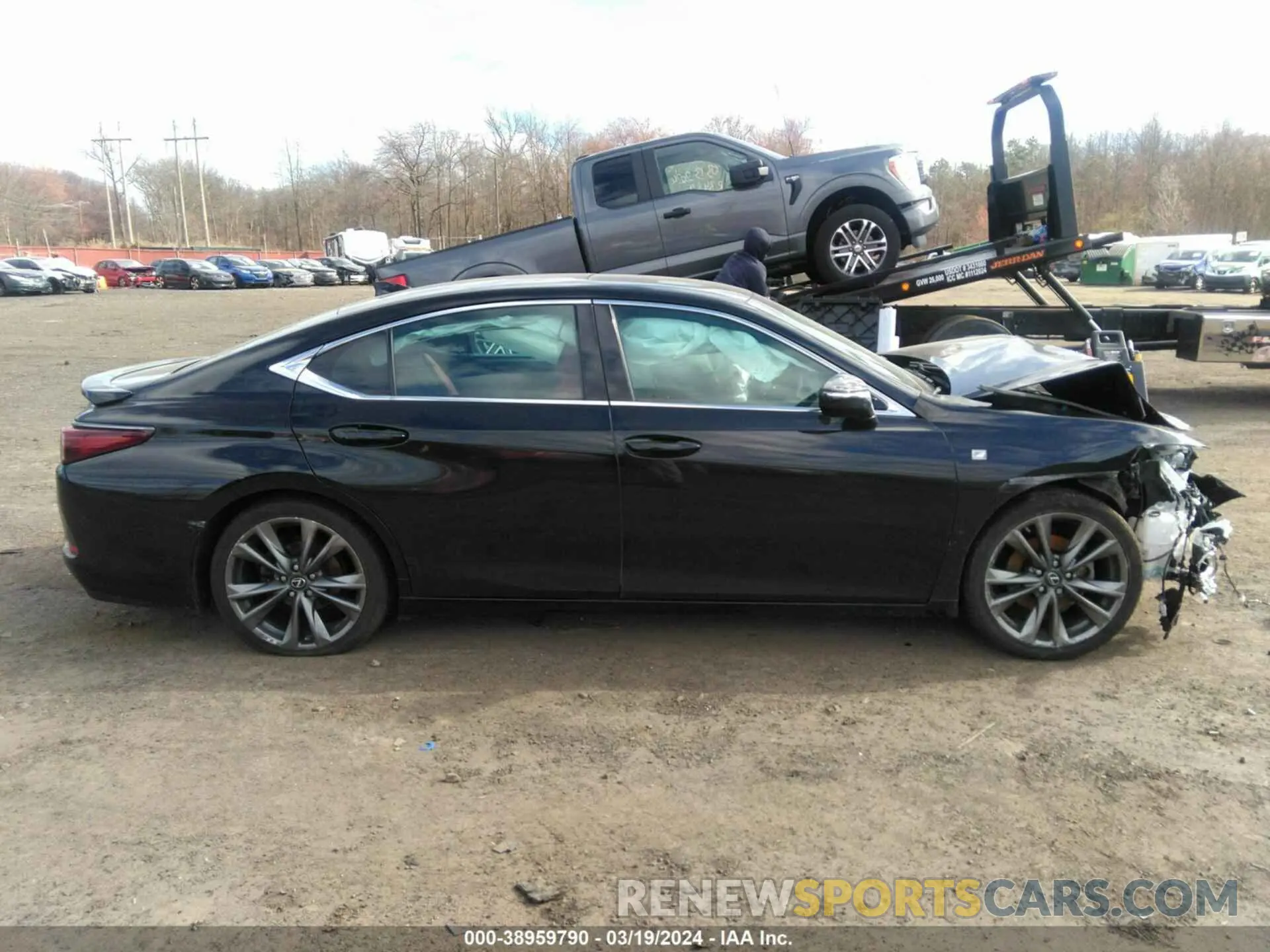 13 fotografías del automóvil dañado 58ABZ1B12KU043006 LEXUS ES 350 2019