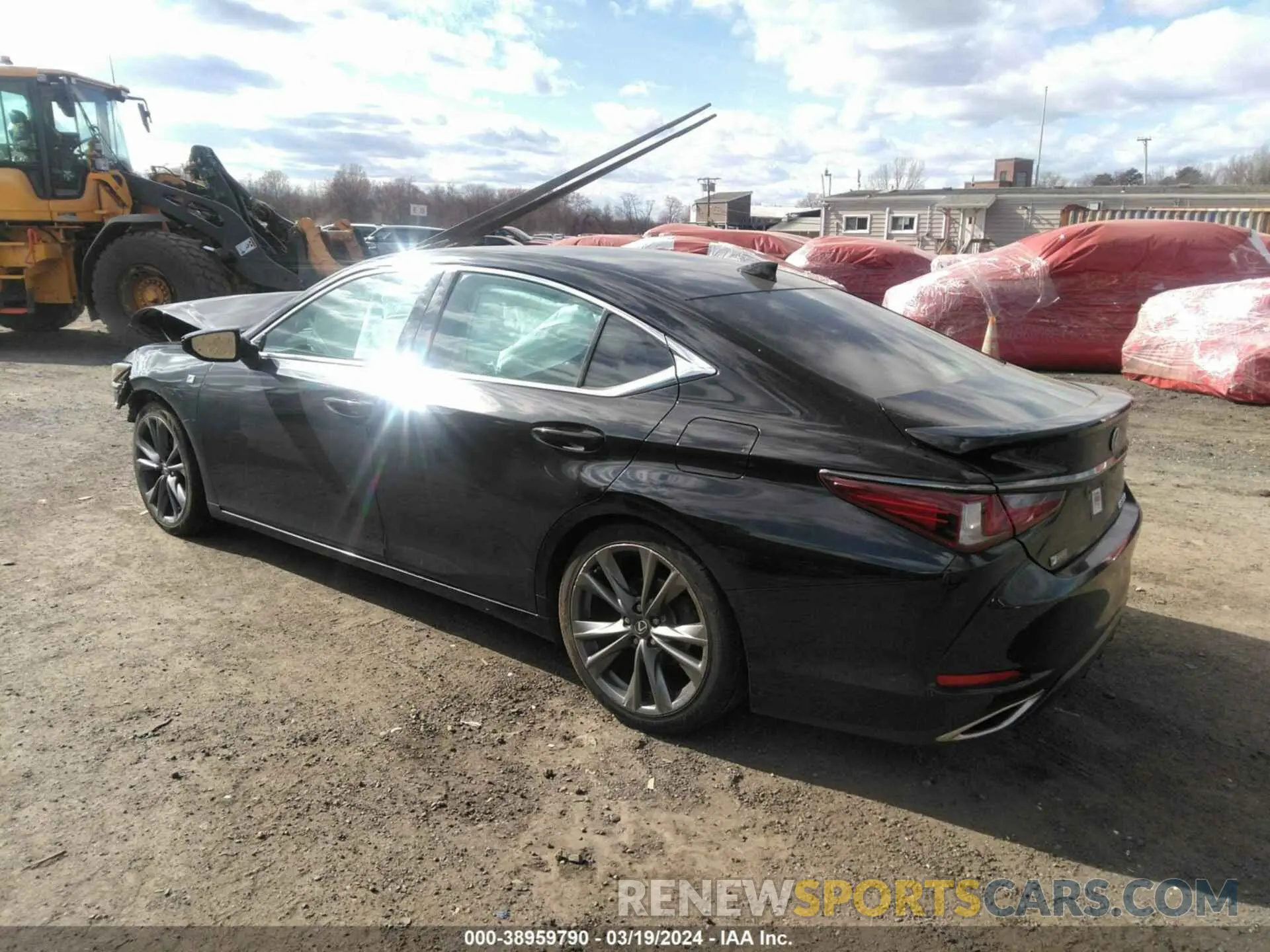 3 fotografías del automóvil dañado 58ABZ1B12KU043006 LEXUS ES 350 2019