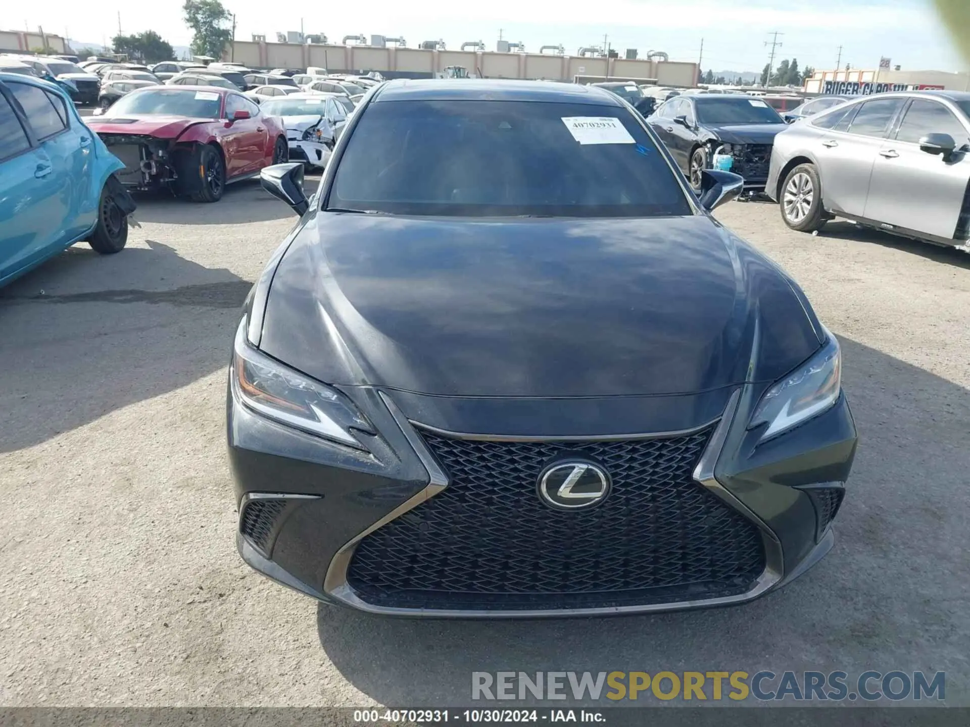 12 fotografías del automóvil dañado 58ABZ1B12KU045273 LEXUS ES 350 2019