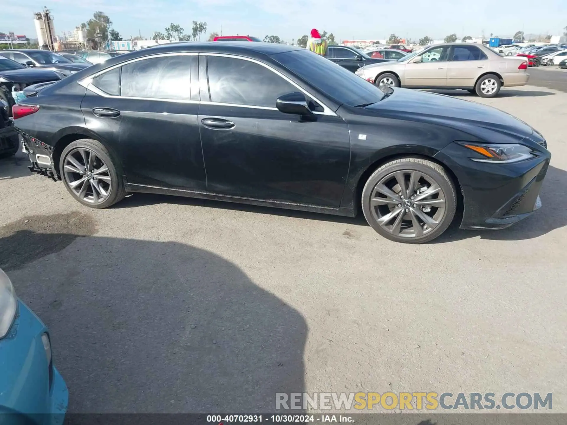 13 fotografías del automóvil dañado 58ABZ1B12KU045273 LEXUS ES 350 2019