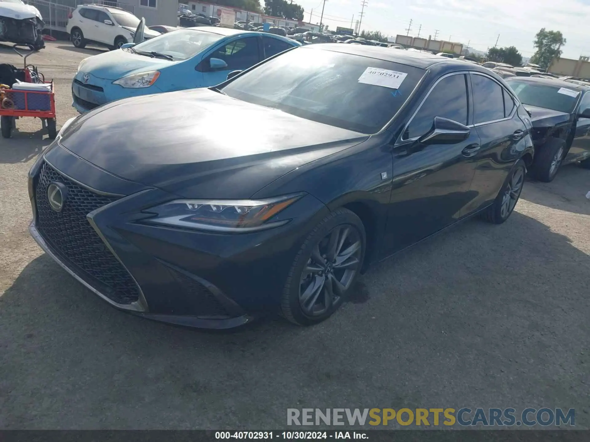 2 fotografías del automóvil dañado 58ABZ1B12KU045273 LEXUS ES 350 2019