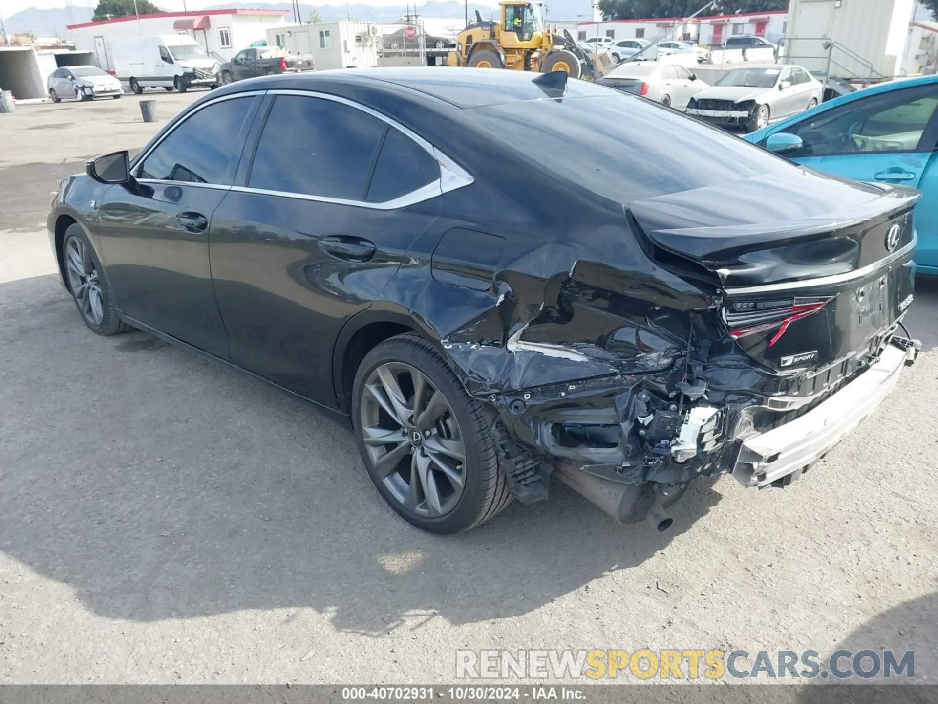 3 fotografías del automóvil dañado 58ABZ1B12KU045273 LEXUS ES 350 2019