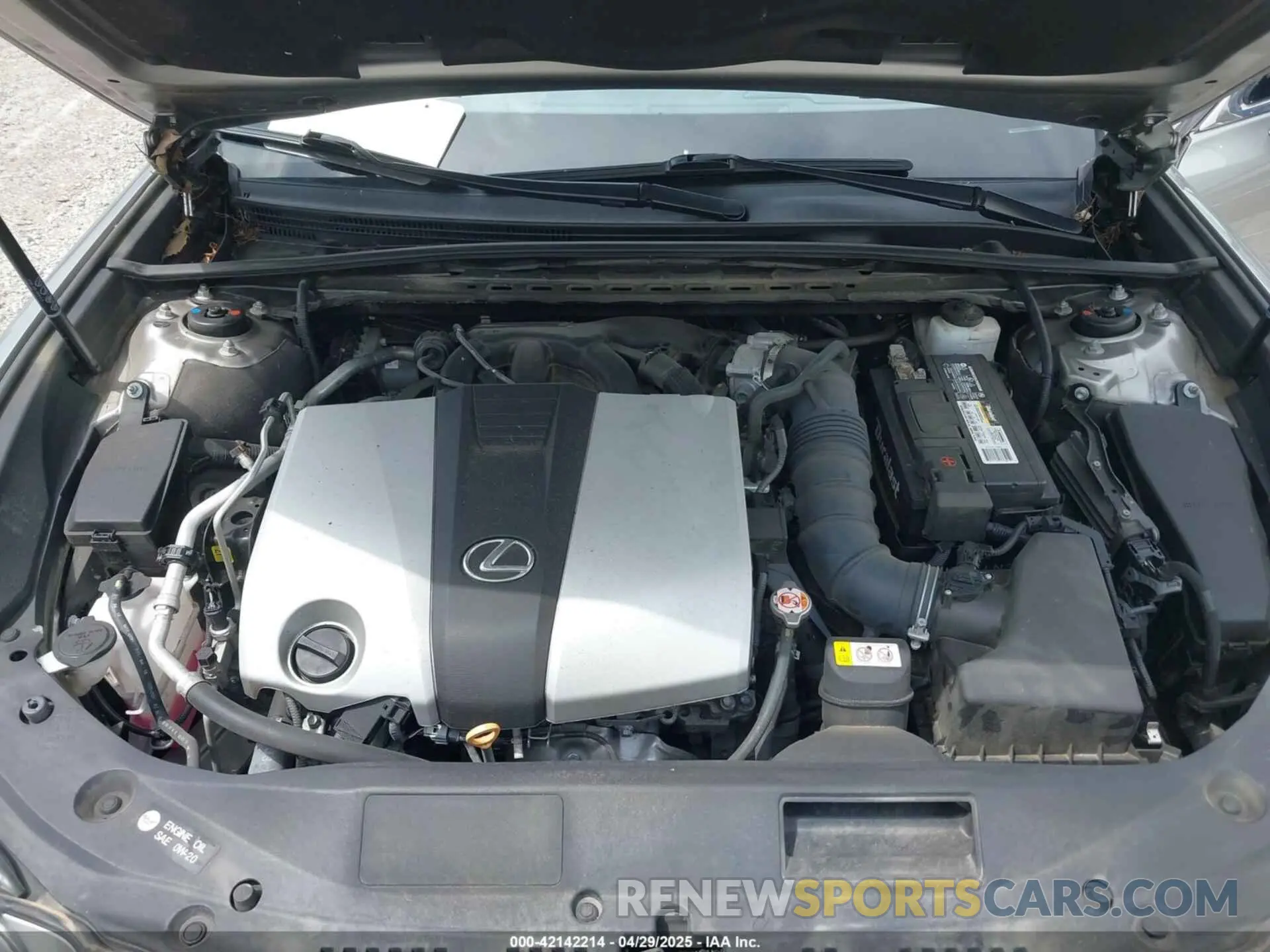 10 fotografías del automóvil dañado 58ABZ1B13KU015358 LEXUS ES 350 2019