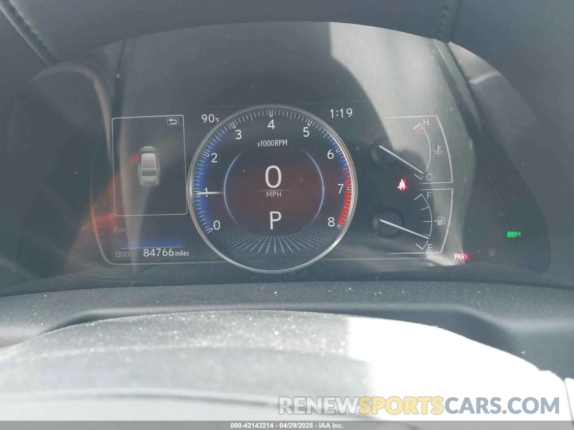 7 fotografías del automóvil dañado 58ABZ1B13KU015358 LEXUS ES 350 2019