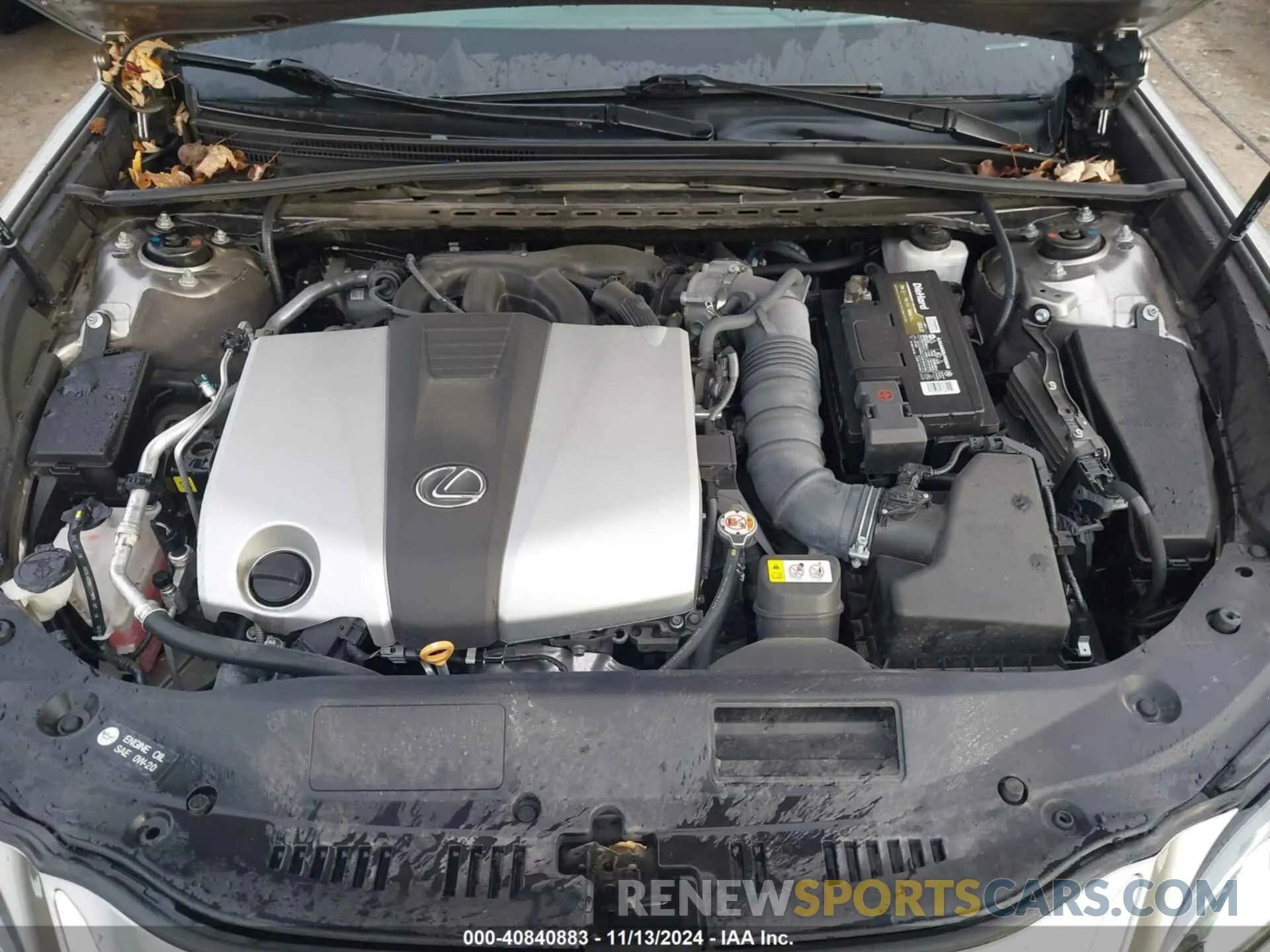 10 fotografías del automóvil dañado 58ABZ1B14KU023629 LEXUS ES 350 2019