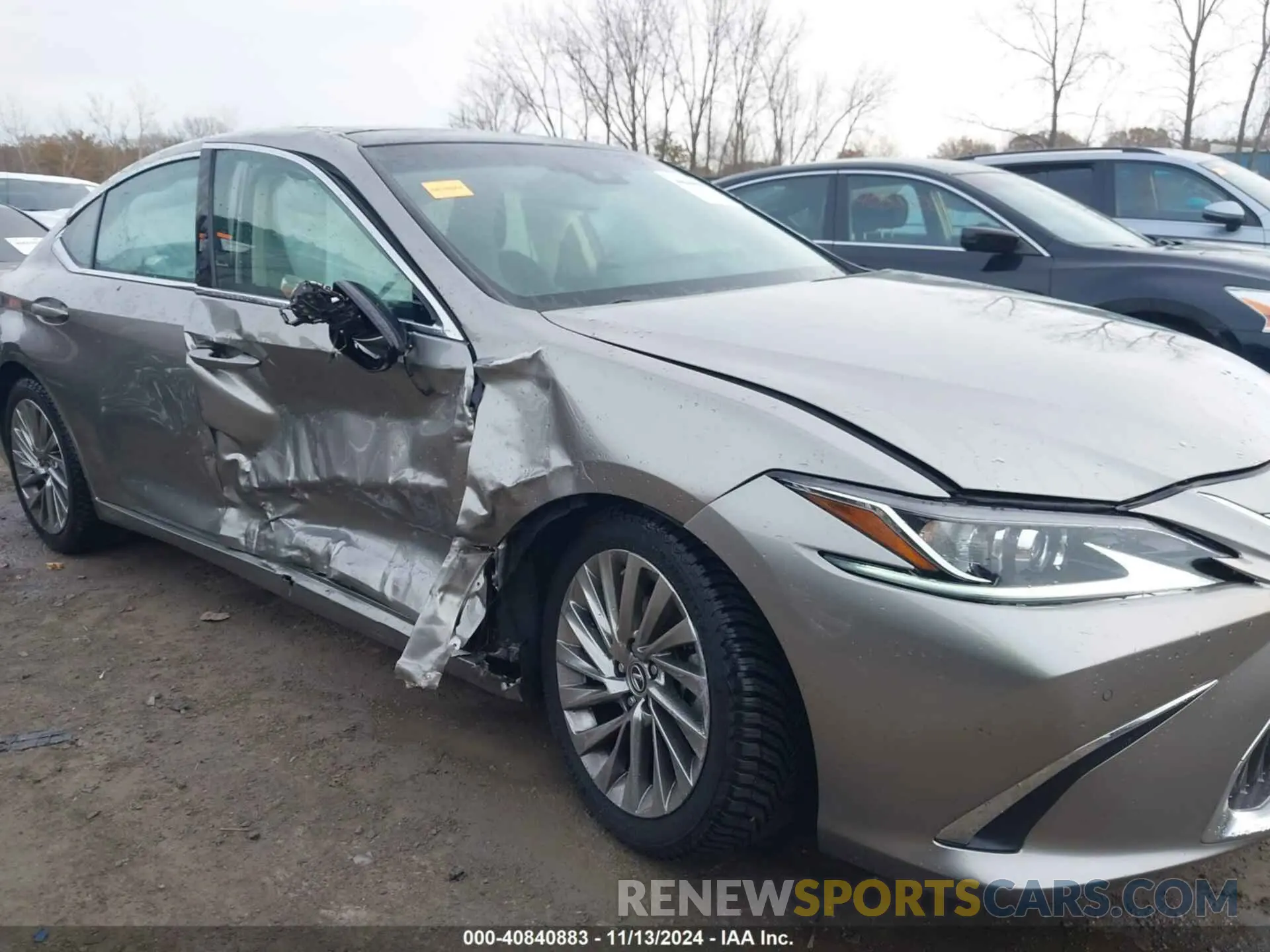 13 fotografías del automóvil dañado 58ABZ1B14KU023629 LEXUS ES 350 2019