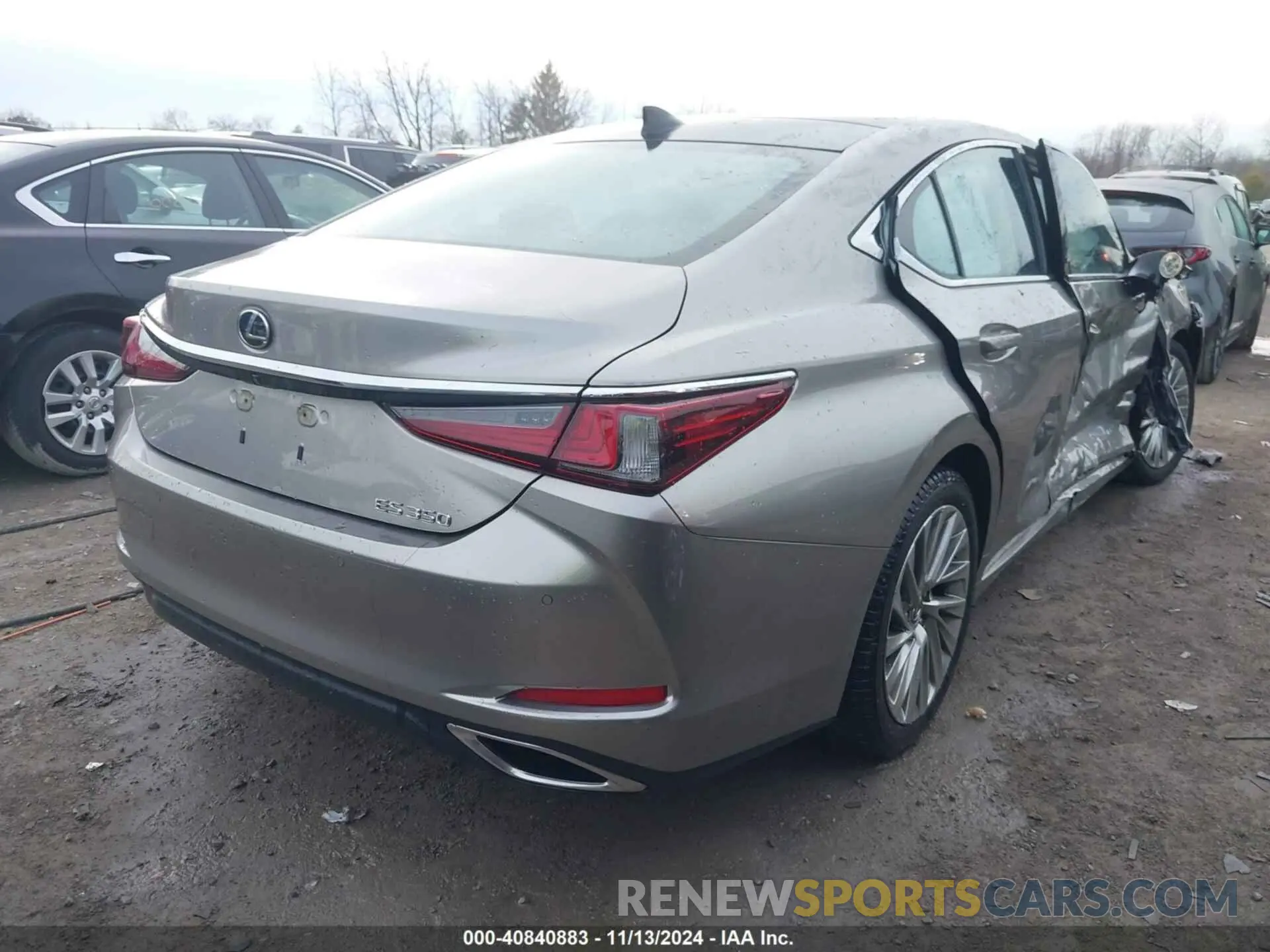 4 fotografías del automóvil dañado 58ABZ1B14KU023629 LEXUS ES 350 2019