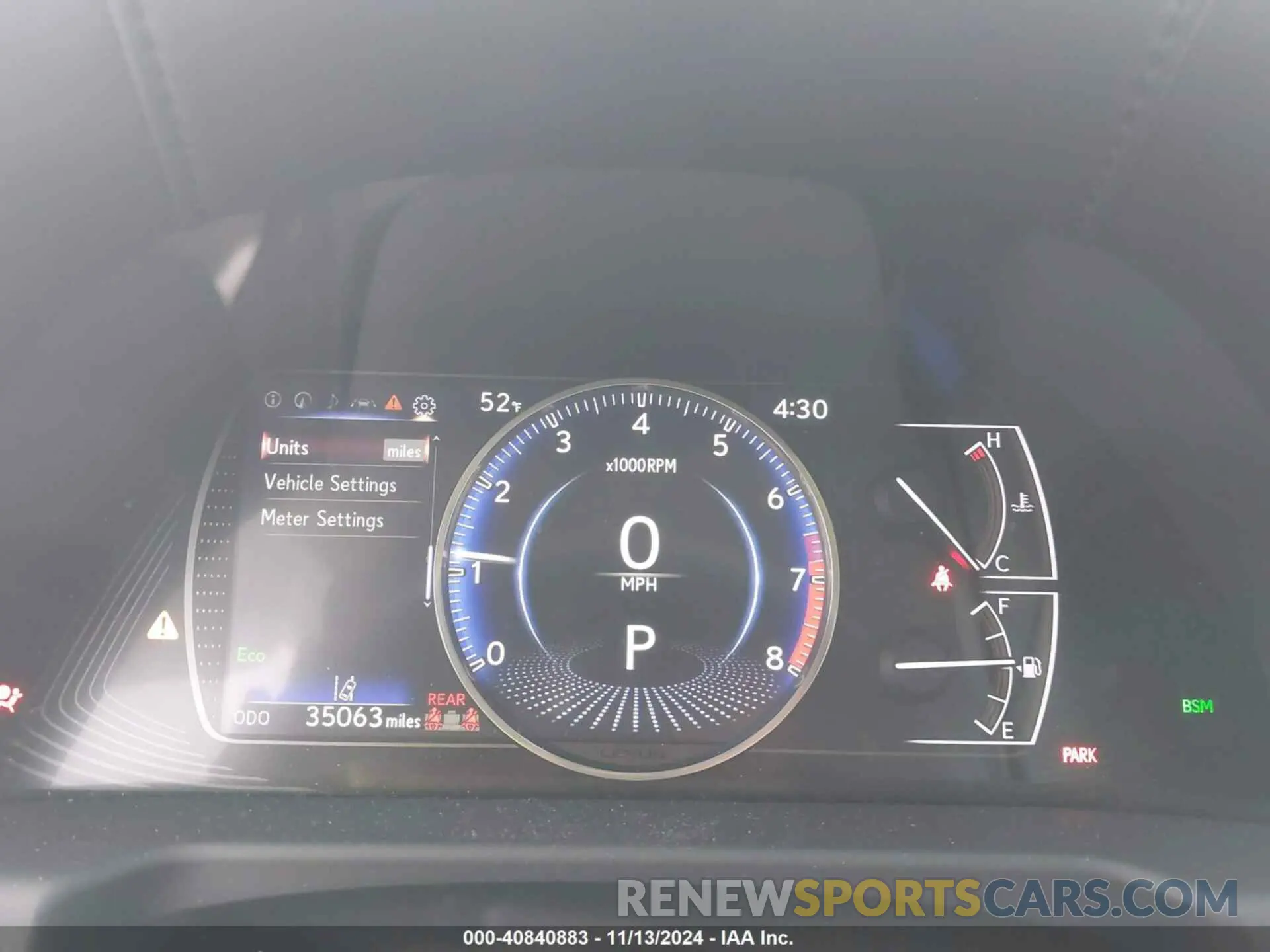 7 fotografías del automóvil dañado 58ABZ1B14KU023629 LEXUS ES 350 2019