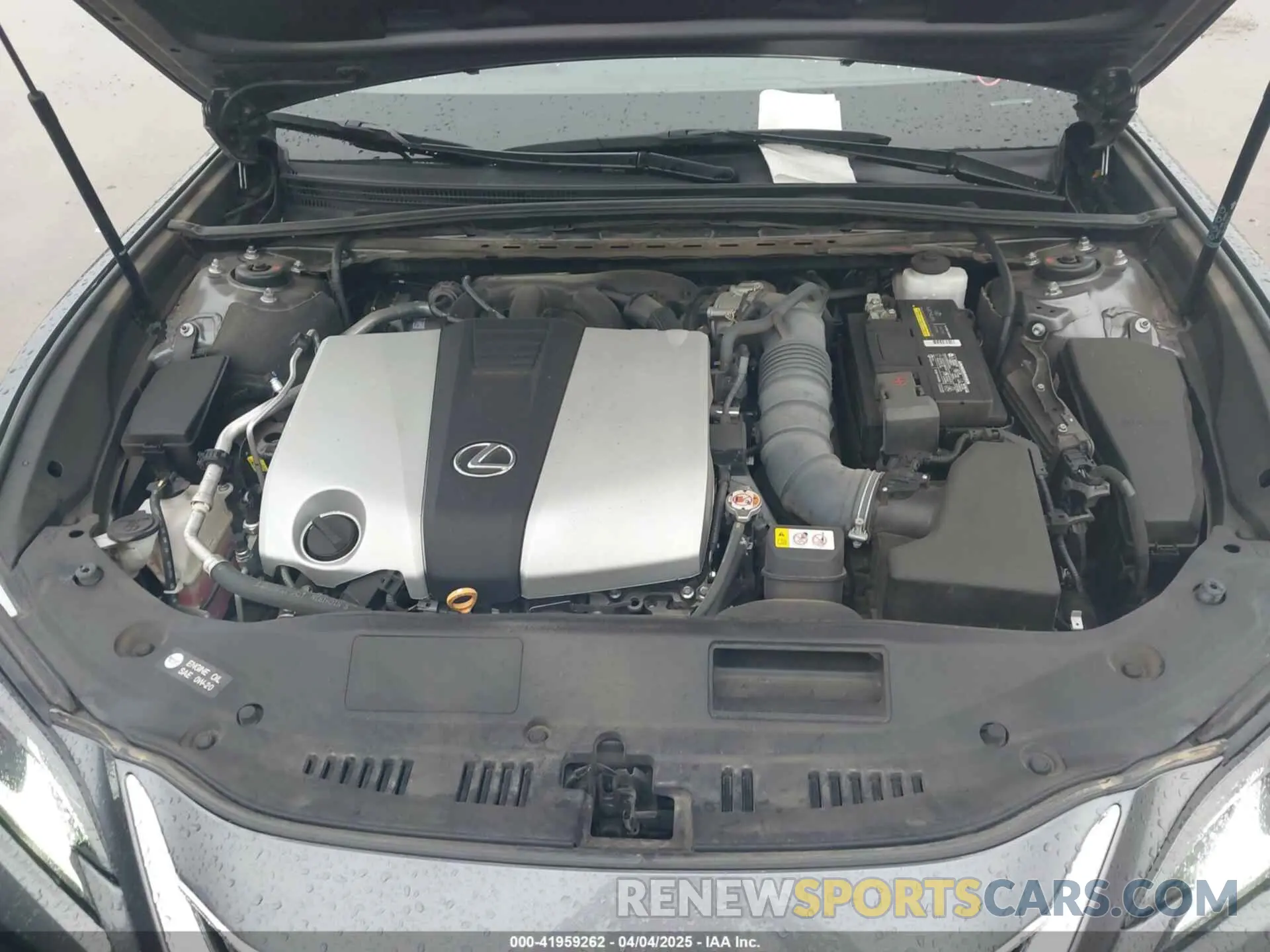 10 fotografías del automóvil dañado 58ABZ1B14KU035778 LEXUS ES 350 2019